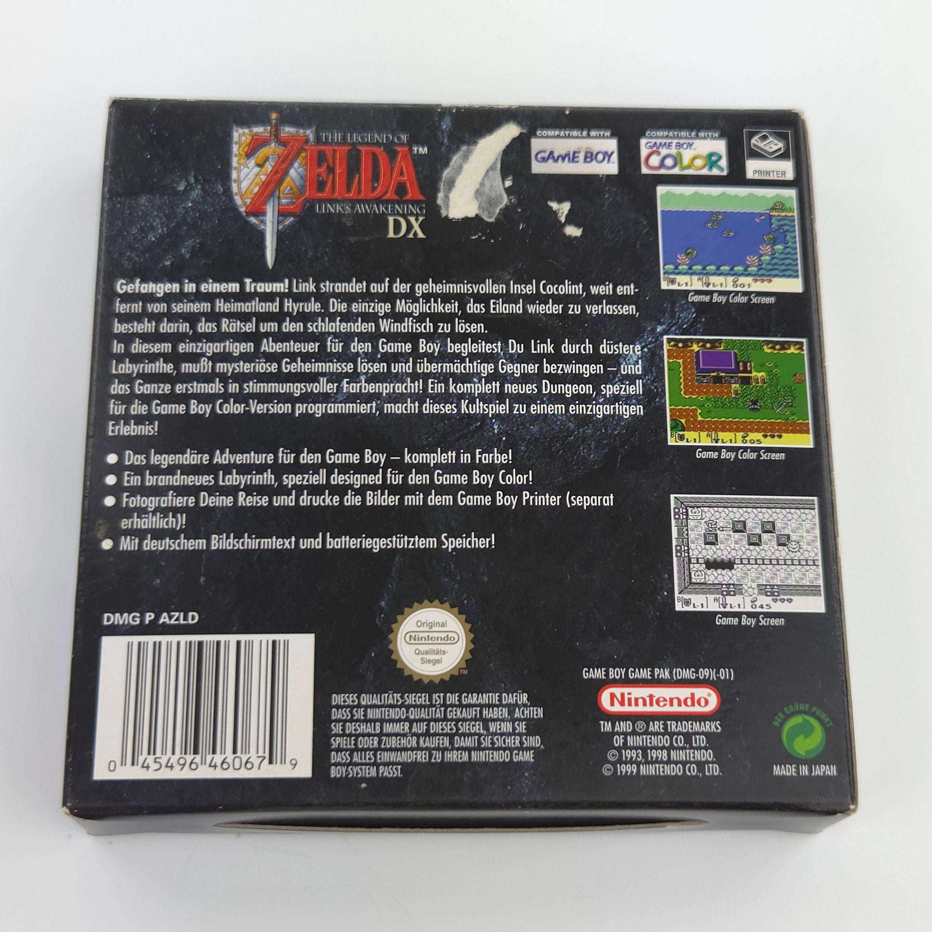 Game Boy Color Spiel – Zelda Links Awakening DX (OVP)