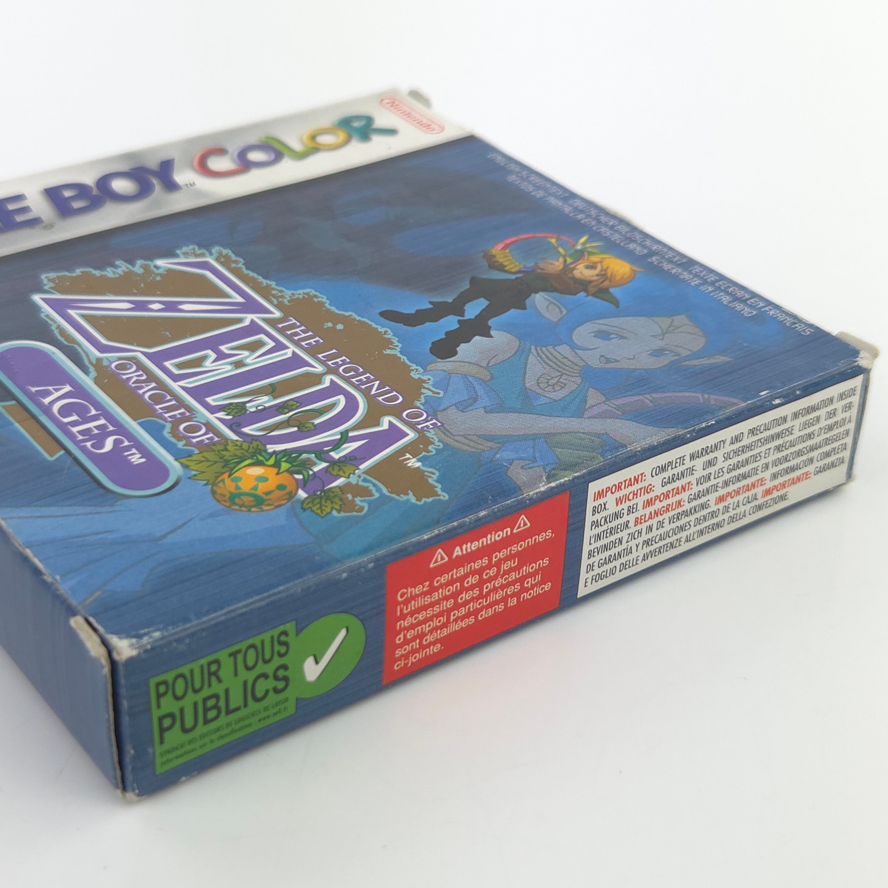 Game Boy Color Spiel – Zelda Oracle of Ages (OVP PAL)