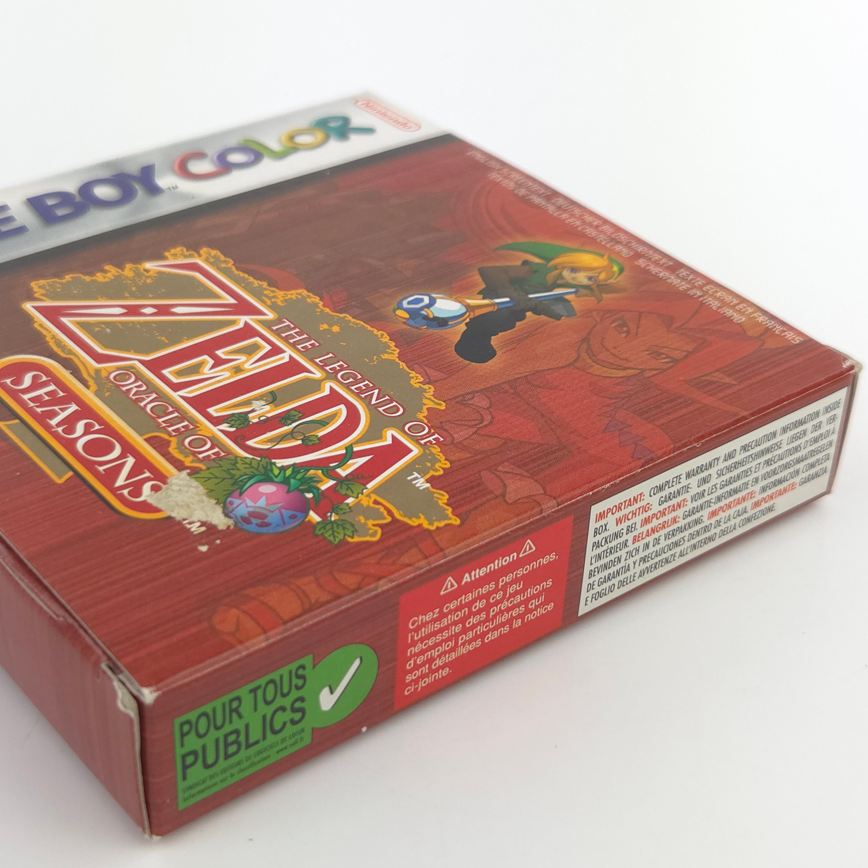 Game Boy Color Spiel – Zelda Oracle of Seasons (OVP PAL)
