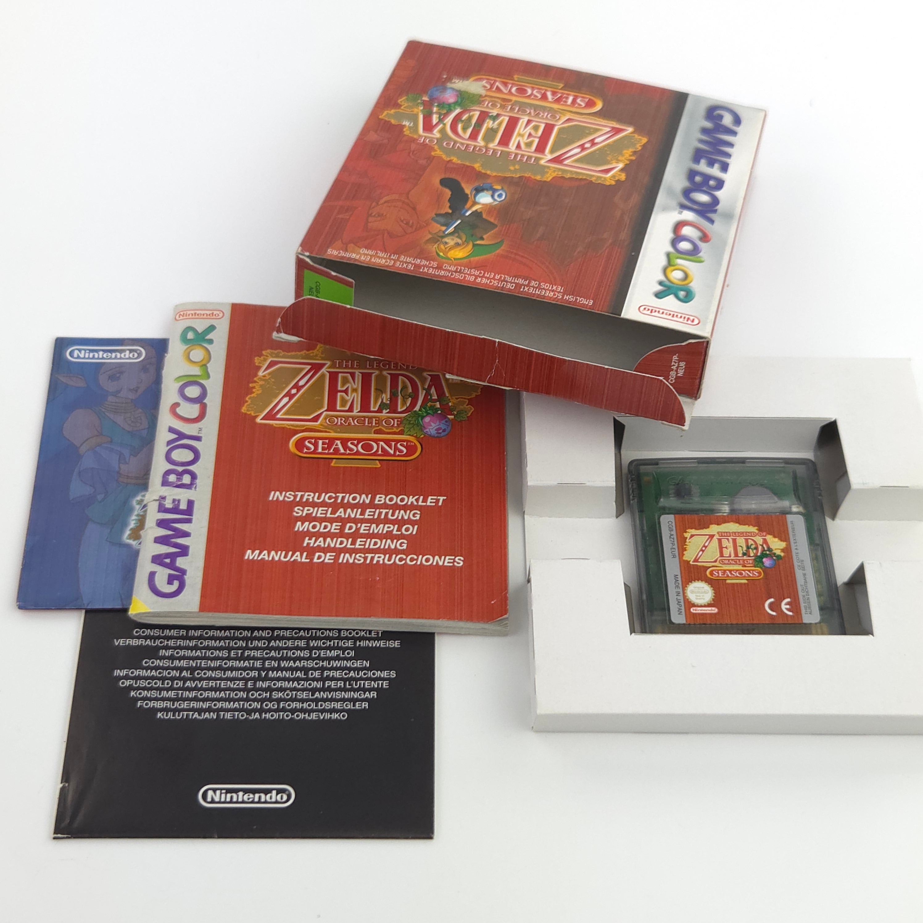 Game Boy Color Spiel – Zelda Oracle of Seasons (OVP PAL)