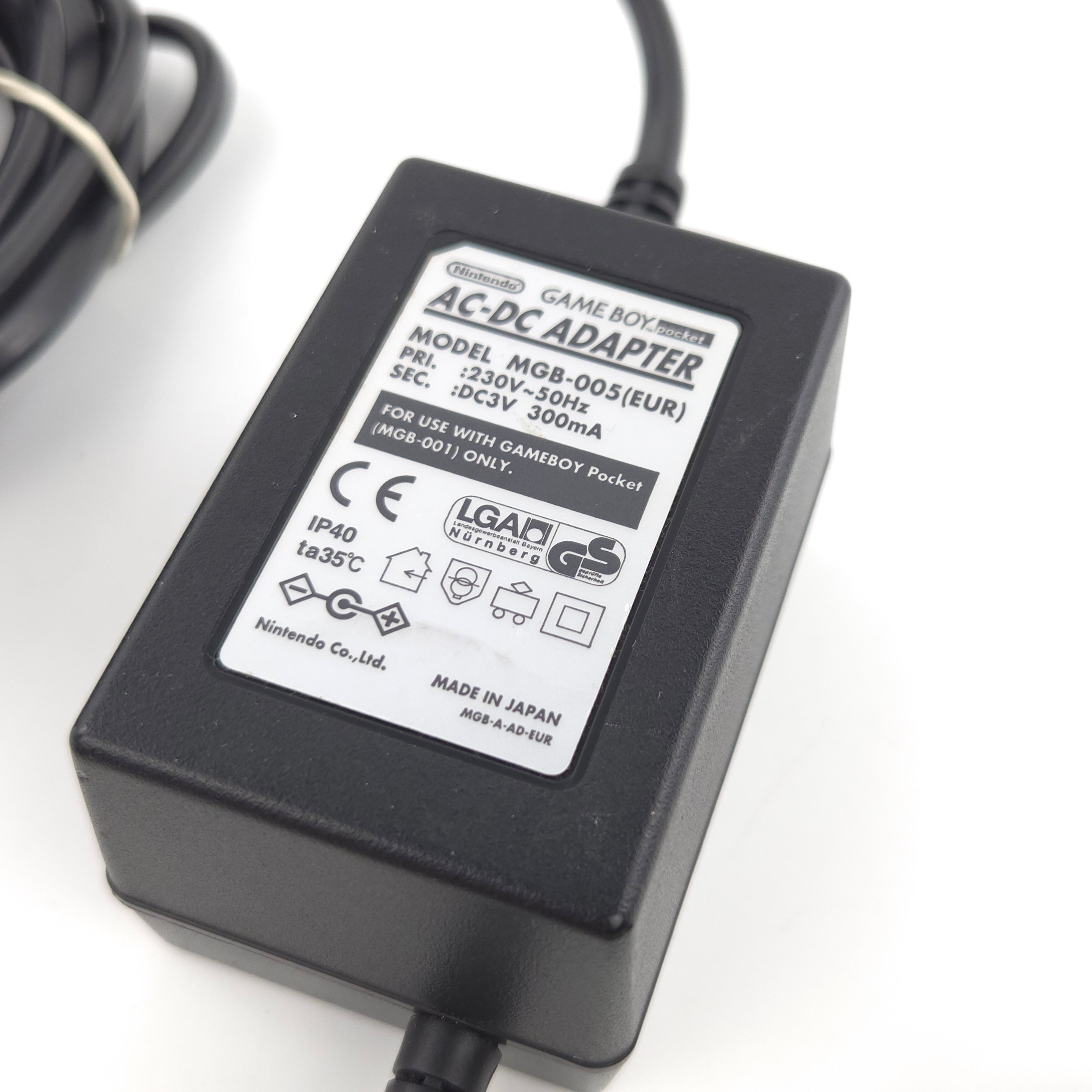 Game Boy Zubehör – Original Gameboy Pocket AC-DC Adapter