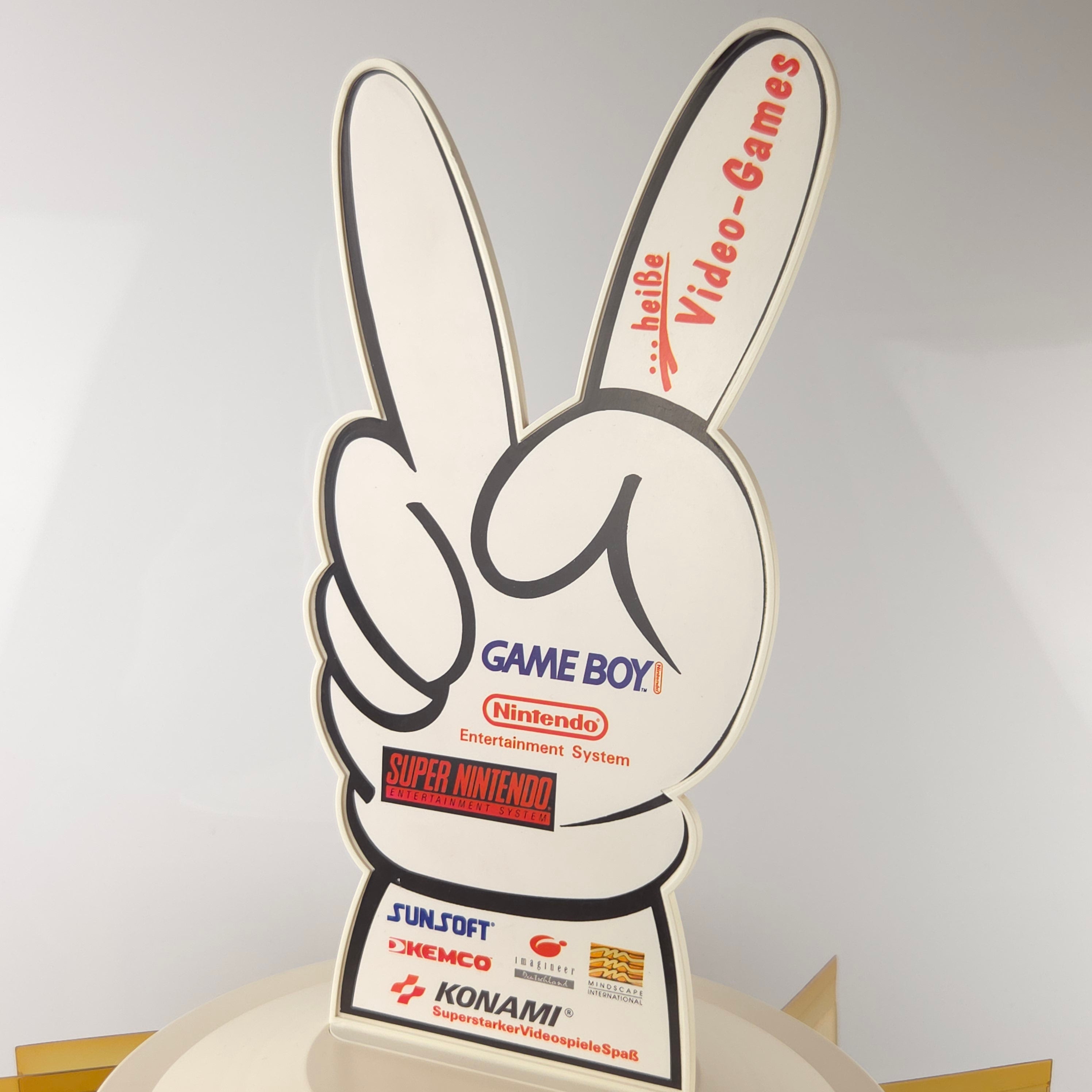Nintendo Game Boy NES SNES Konami Aufsteller Reklame Rondell