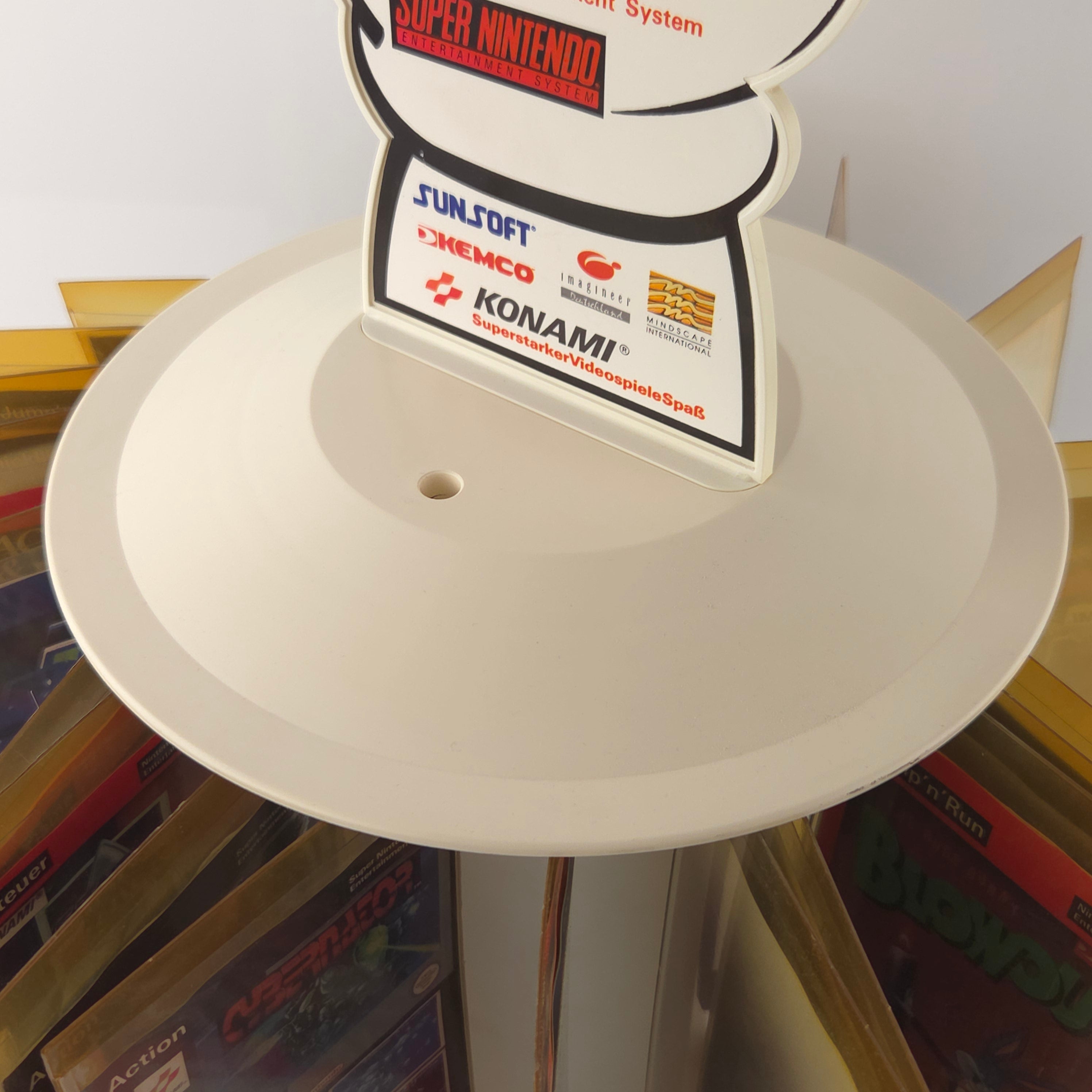Nintendo Game Boy NES SNES Konami Aufsteller Reklame Rondell
