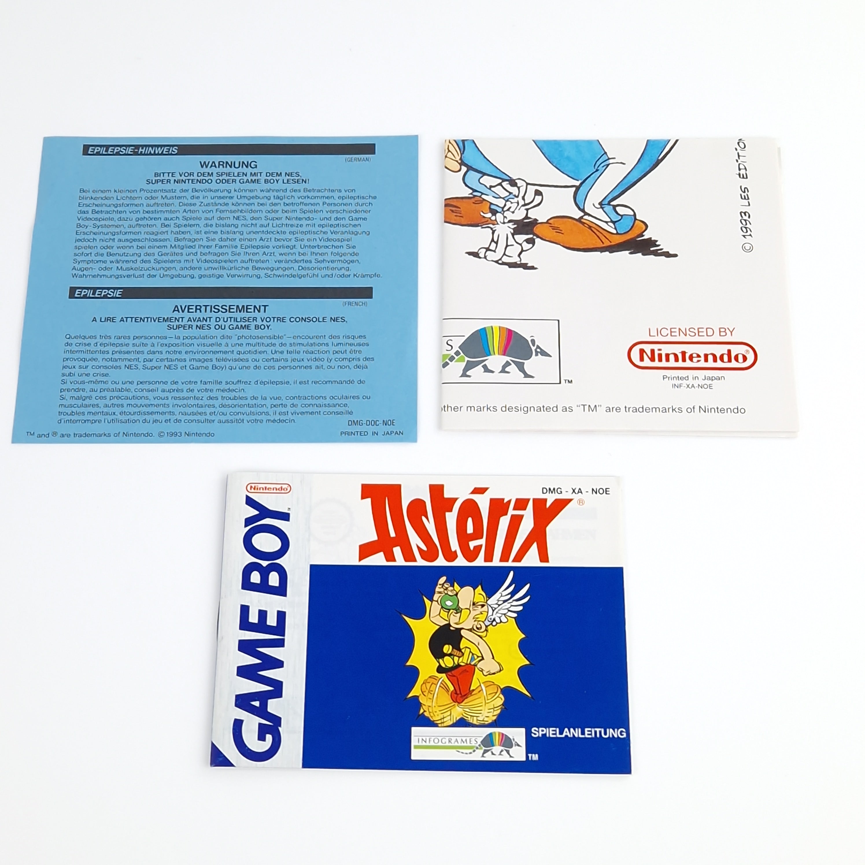 Nintendo Game Boy Spiel – Asterix OVP PAL NOE-1 Classic