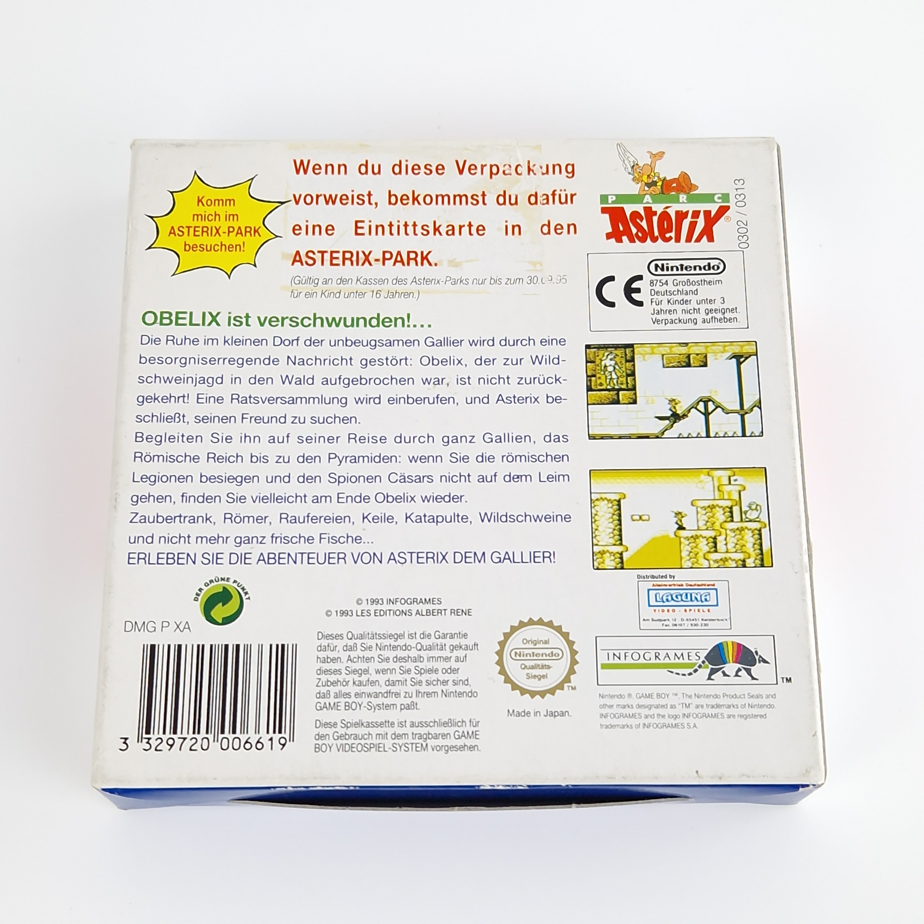 Nintendo Game Boy Spiel – Asterix OVP PAL NOE-1 Classic