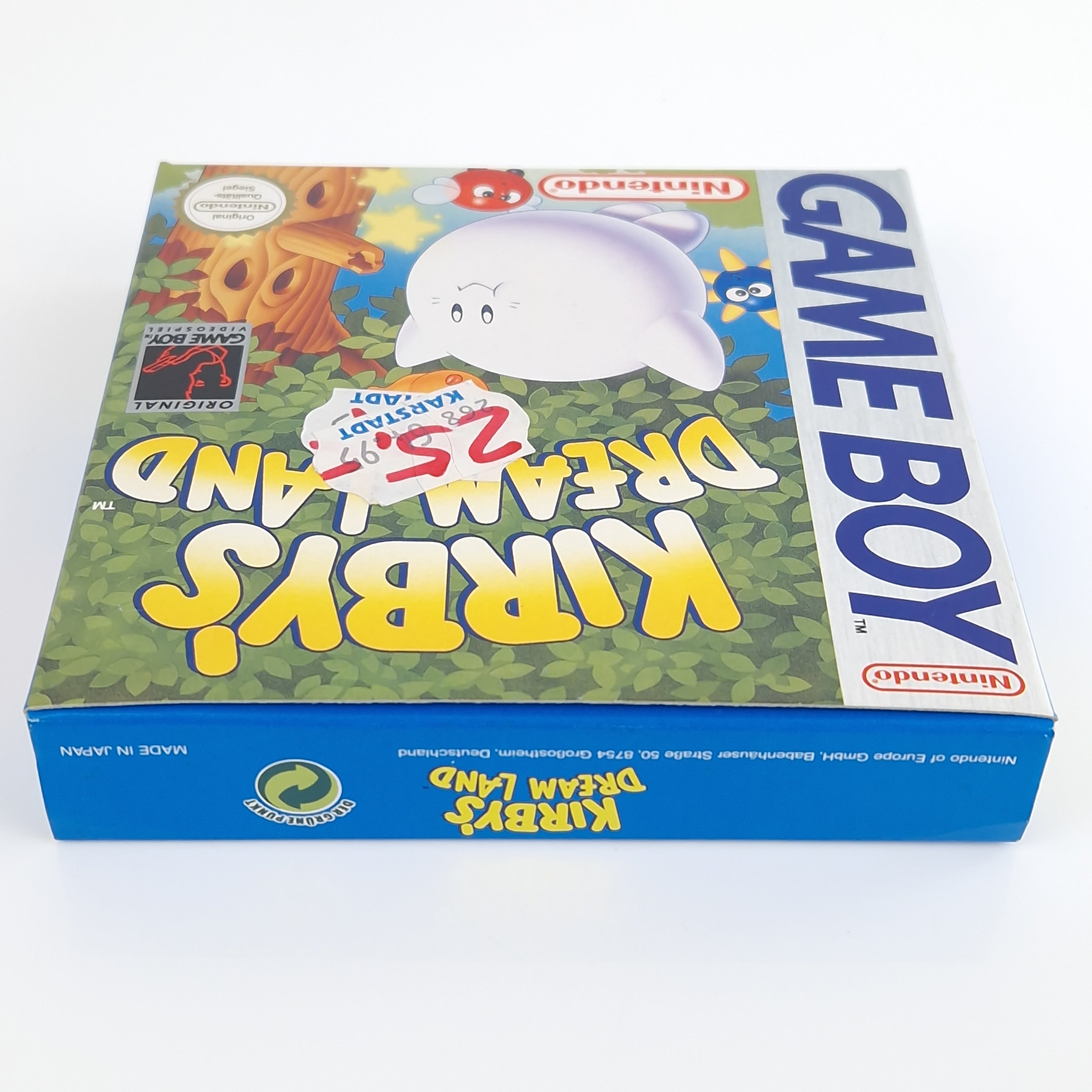 Nintendo Game Boy Spiel – Kirbys Dream Land OVP PAL NOE