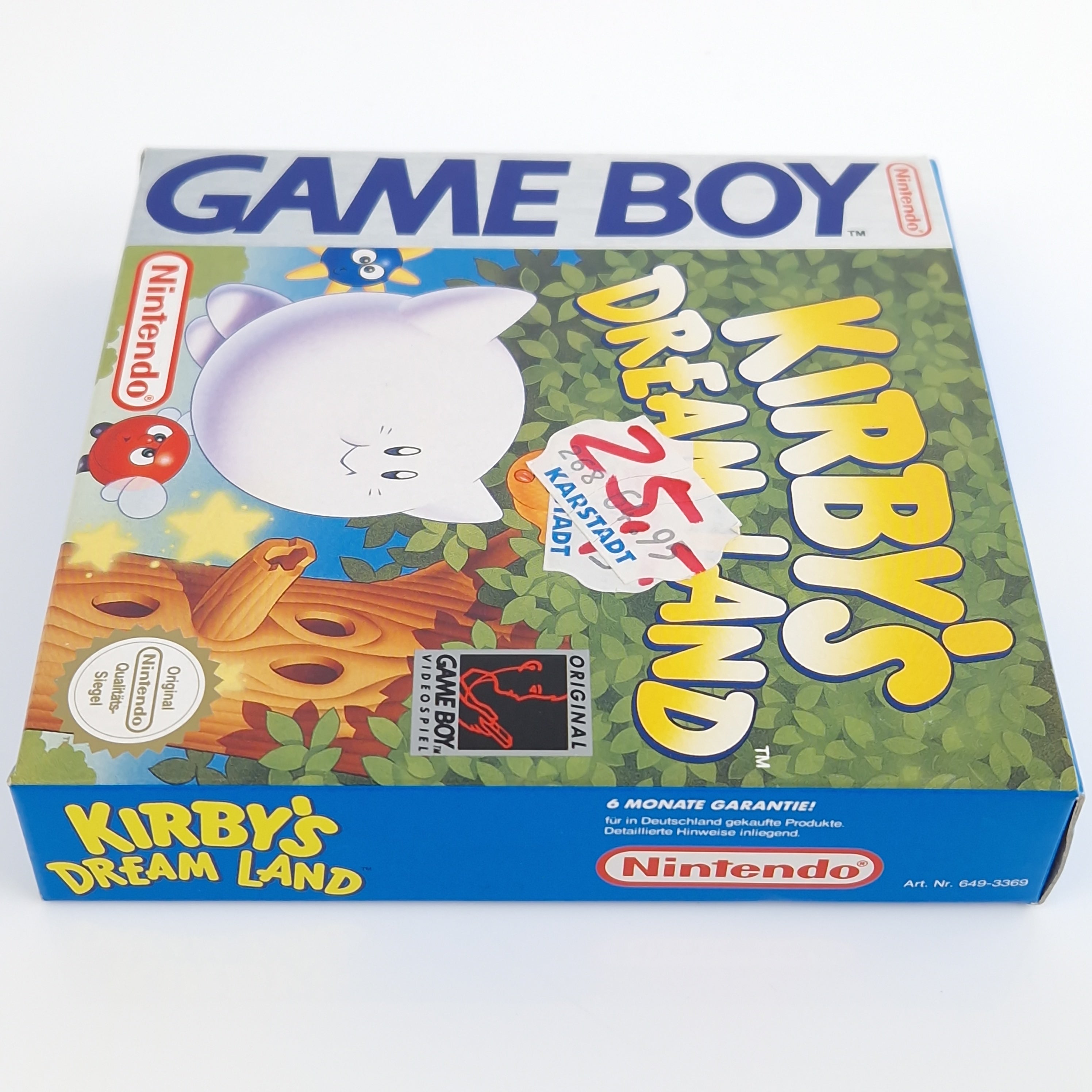 Nintendo Game Boy Spiel – Kirbys Dream Land OVP PAL NOE