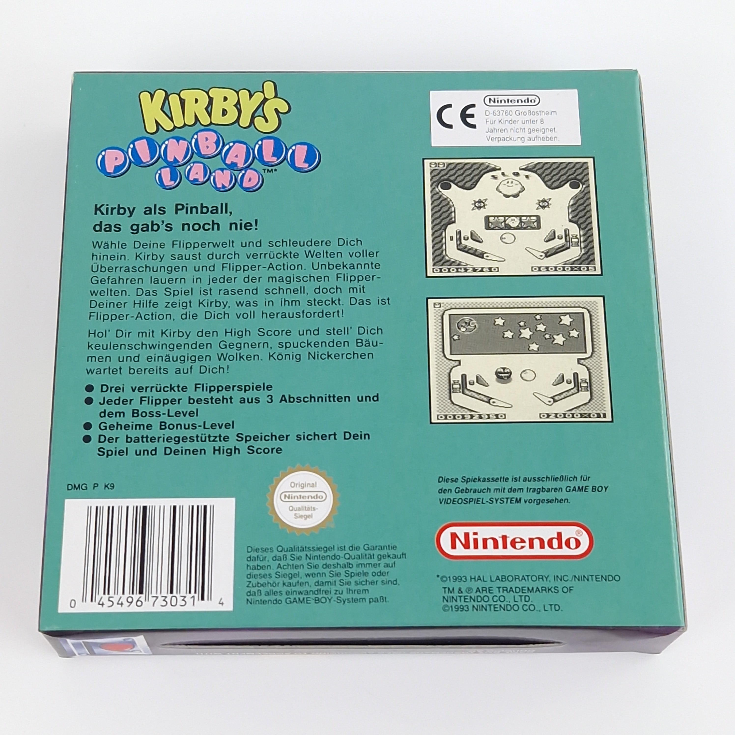 Nintendo Game Boy Spiel – Kirbys Pinball Land OVP PAL
