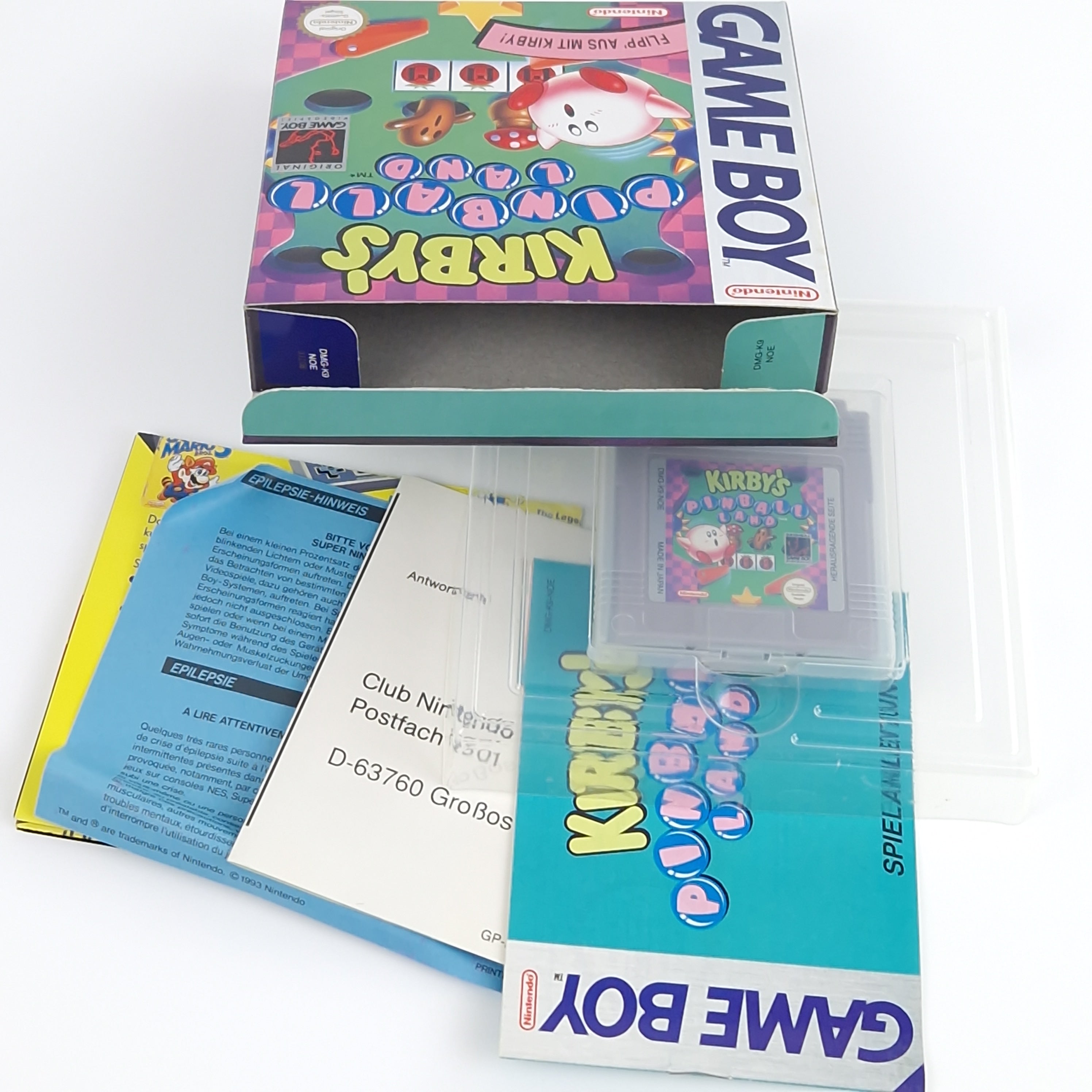 Nintendo Game Boy Spiel – Kirbys Pinball Land OVP PAL