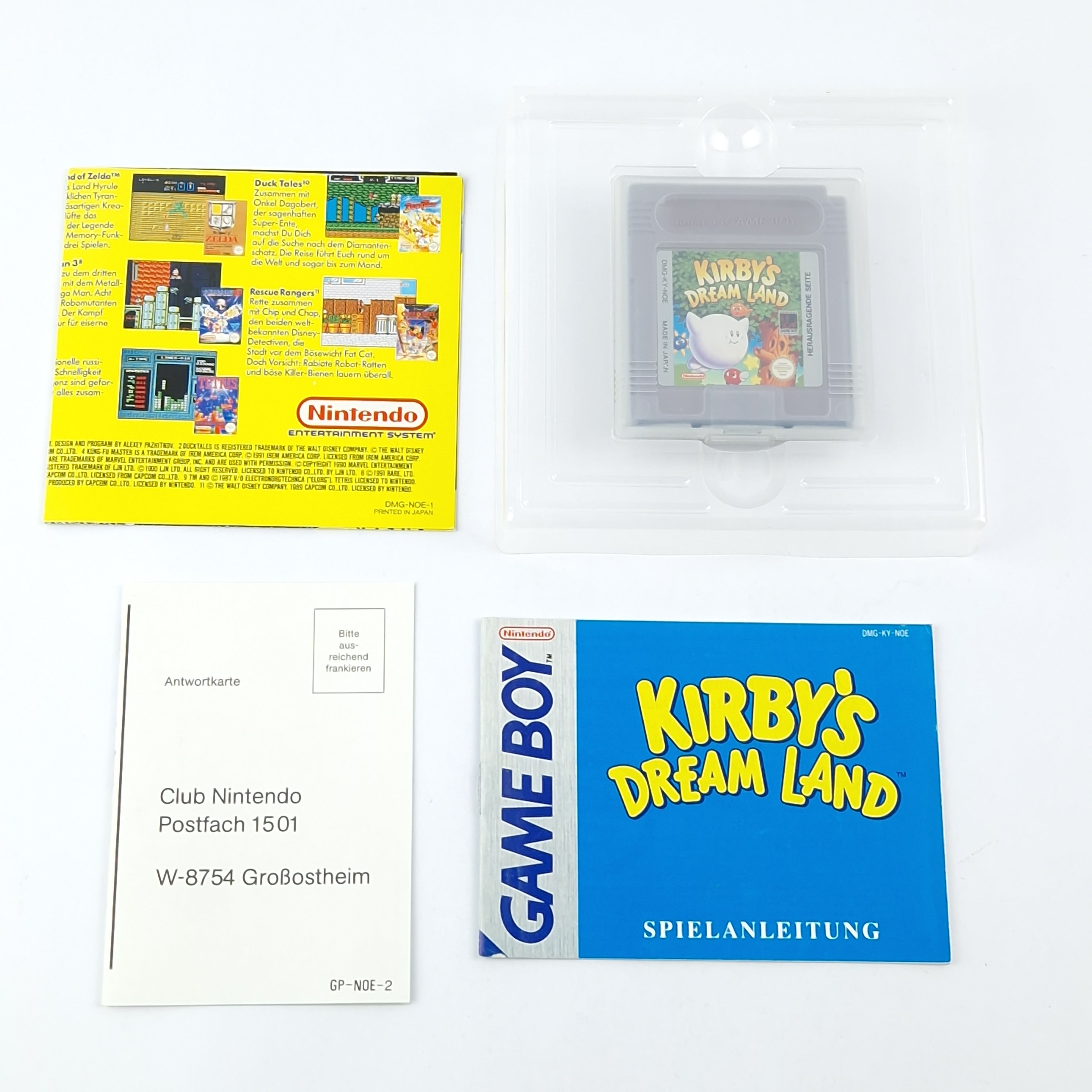 Game Boy Spiel – Kirbys Dream Land OVP CIB Anleitung