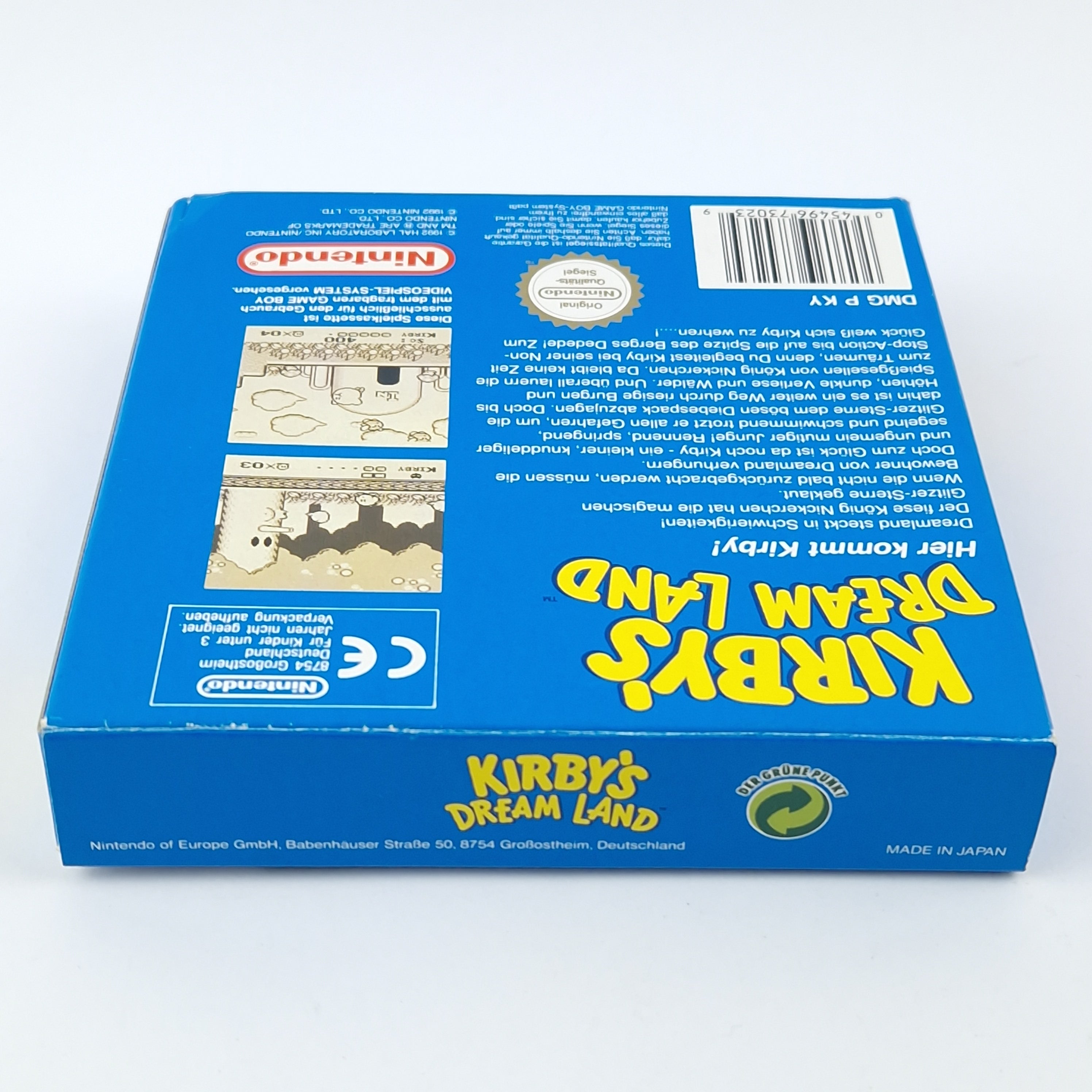 Game Boy Spiel – Kirbys Dream Land OVP CIB Anleitung
