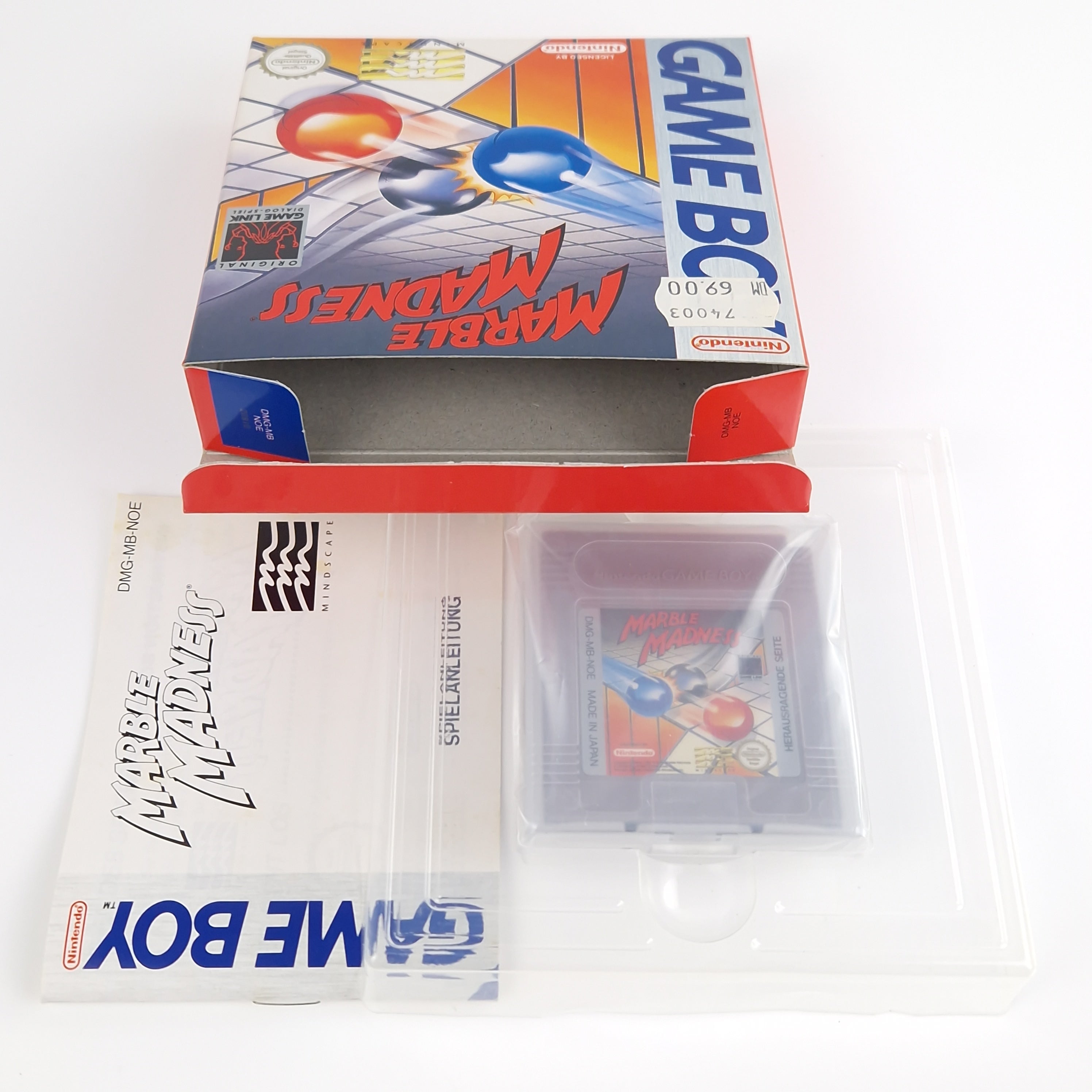 Nintendo Game Boy Spiel – Marble Madness OVP PAL Modul