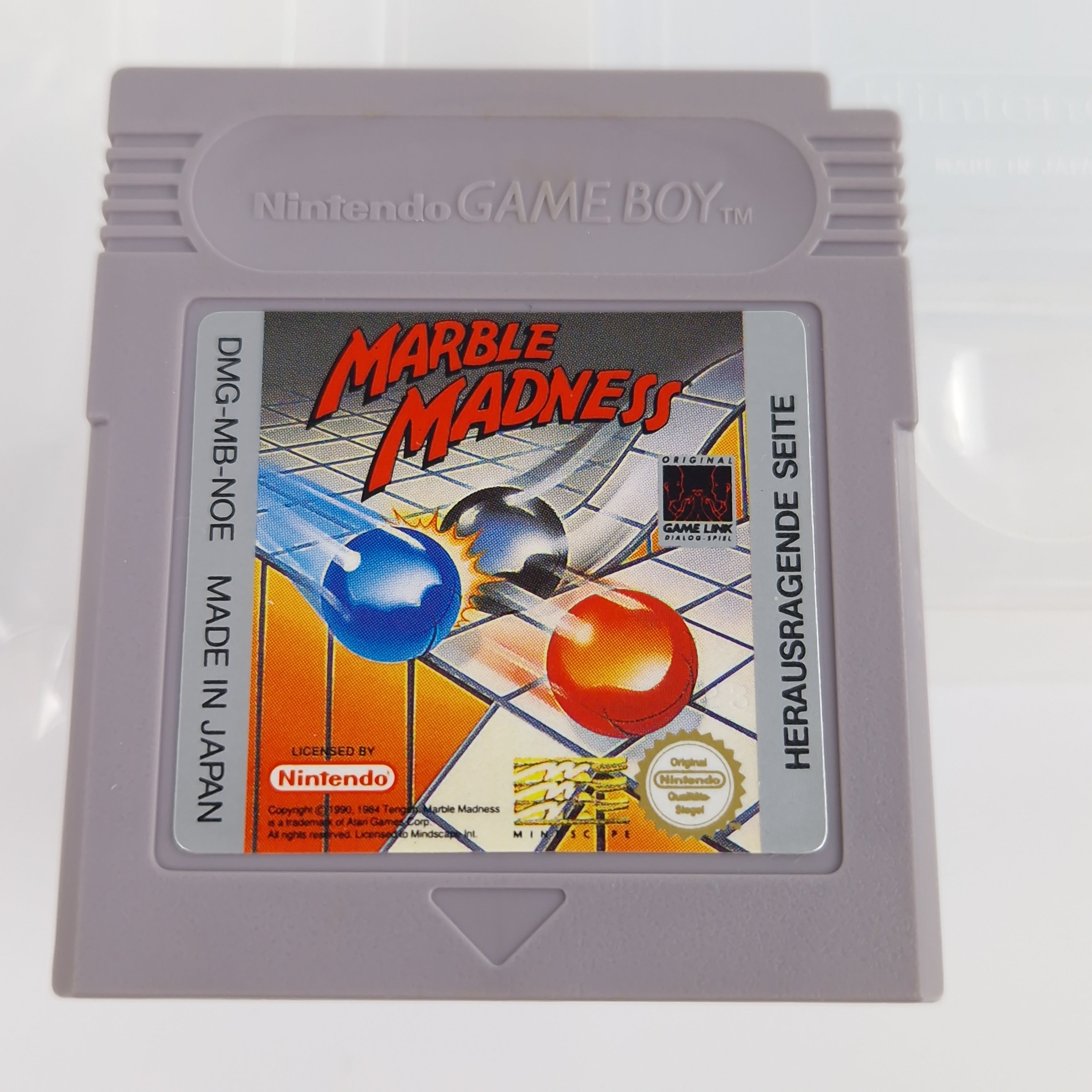 Nintendo Game Boy Spiel – Marble Madness OVP PAL Modul