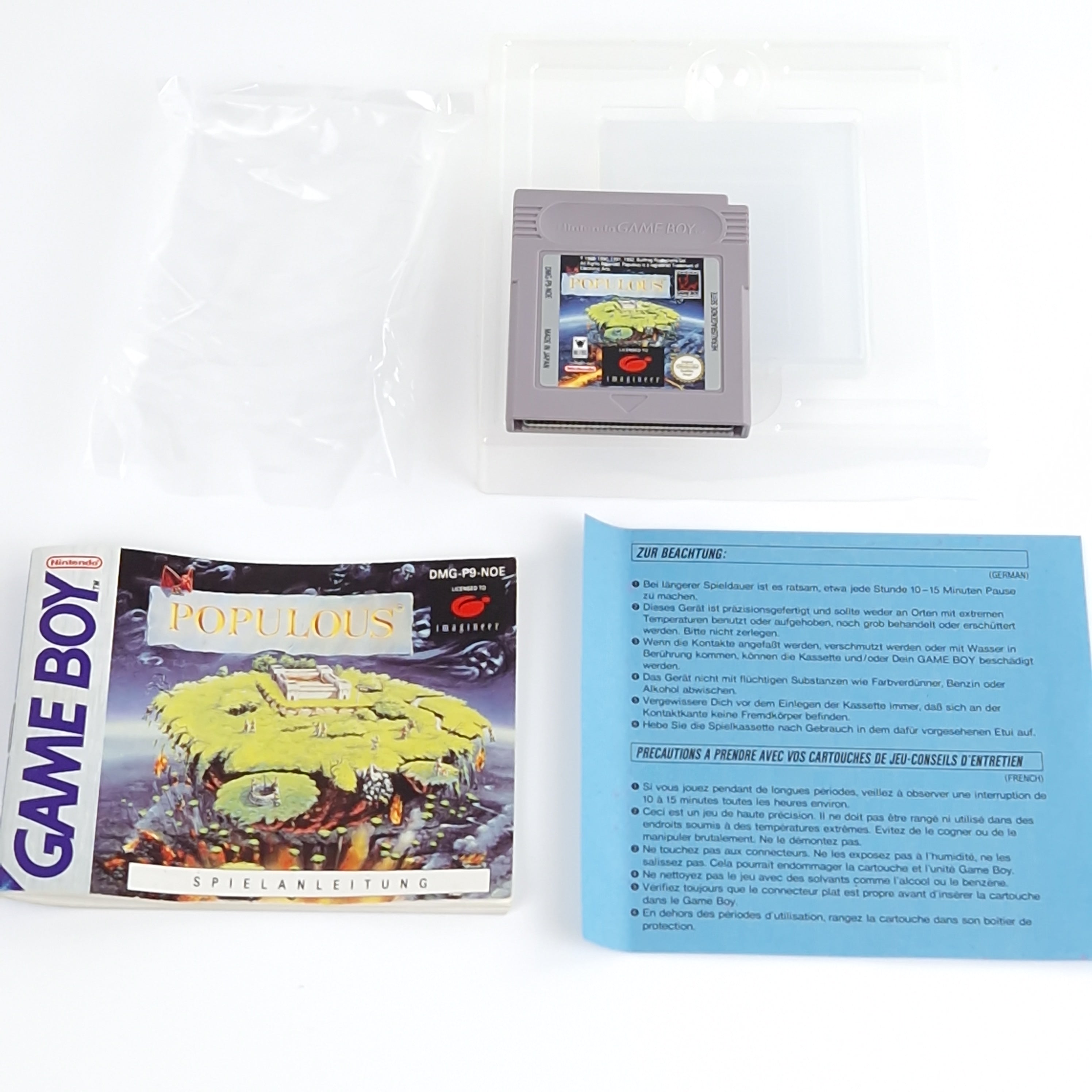 Nintendo Game Boy Spiel – Populous (PAL Modul OVP)