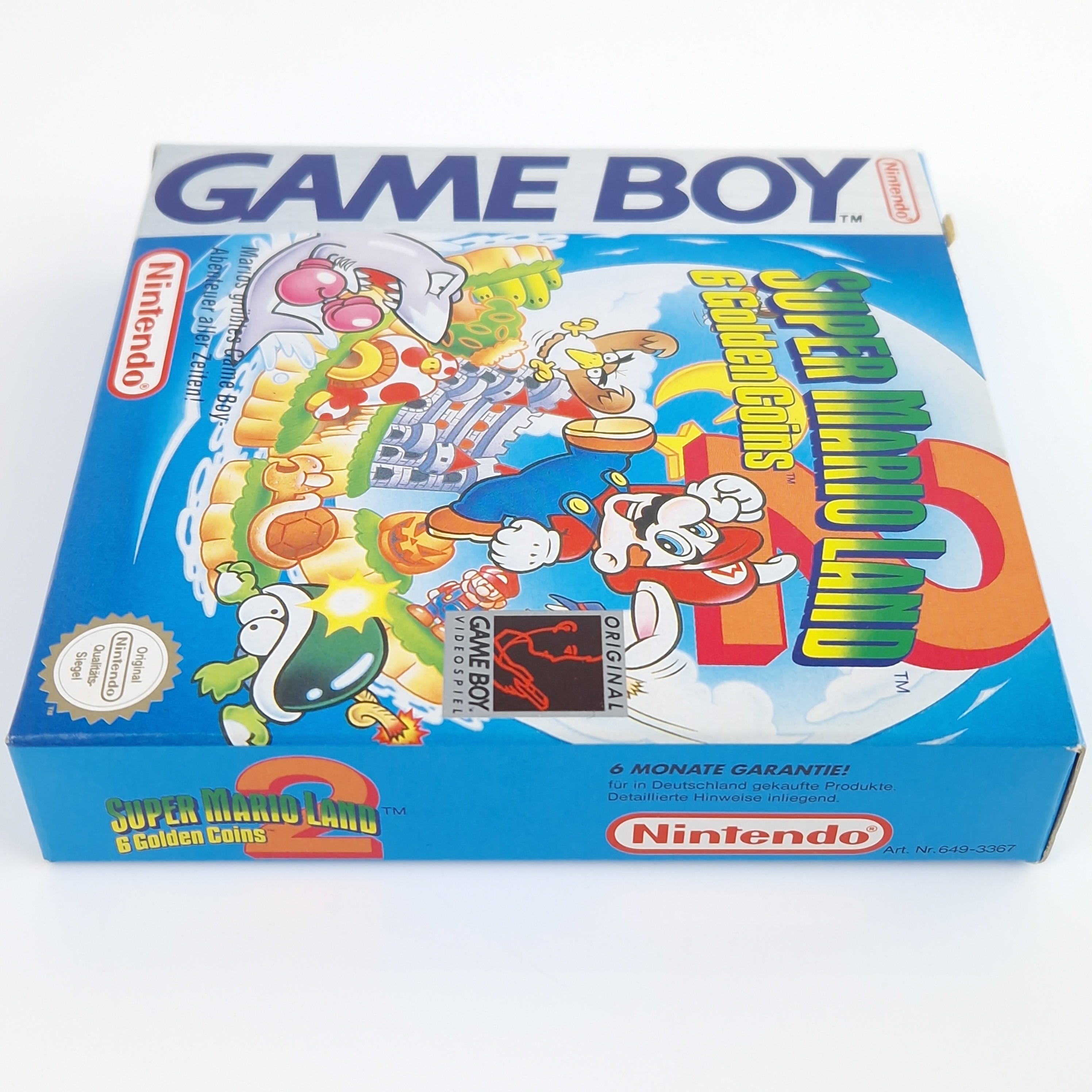 Nintendo Game Boy Spiel – Super Mario Land 2 OVP PAL