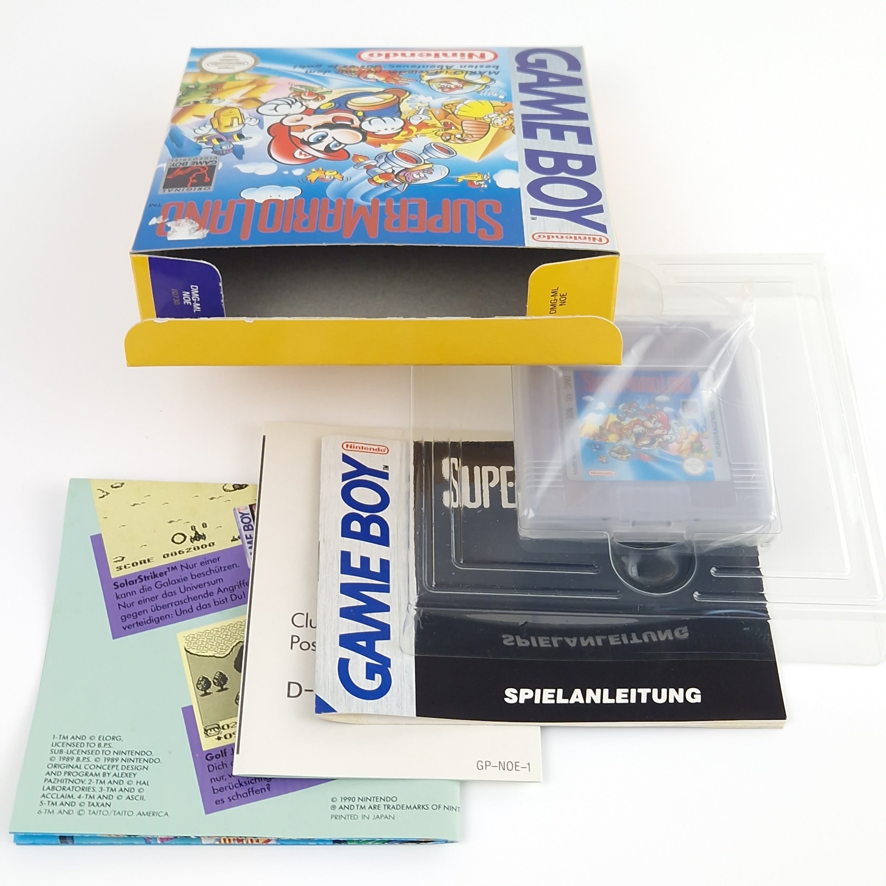 Nintendo Game Boy Spiel – Super Mario Land (OVP PAL NOE)