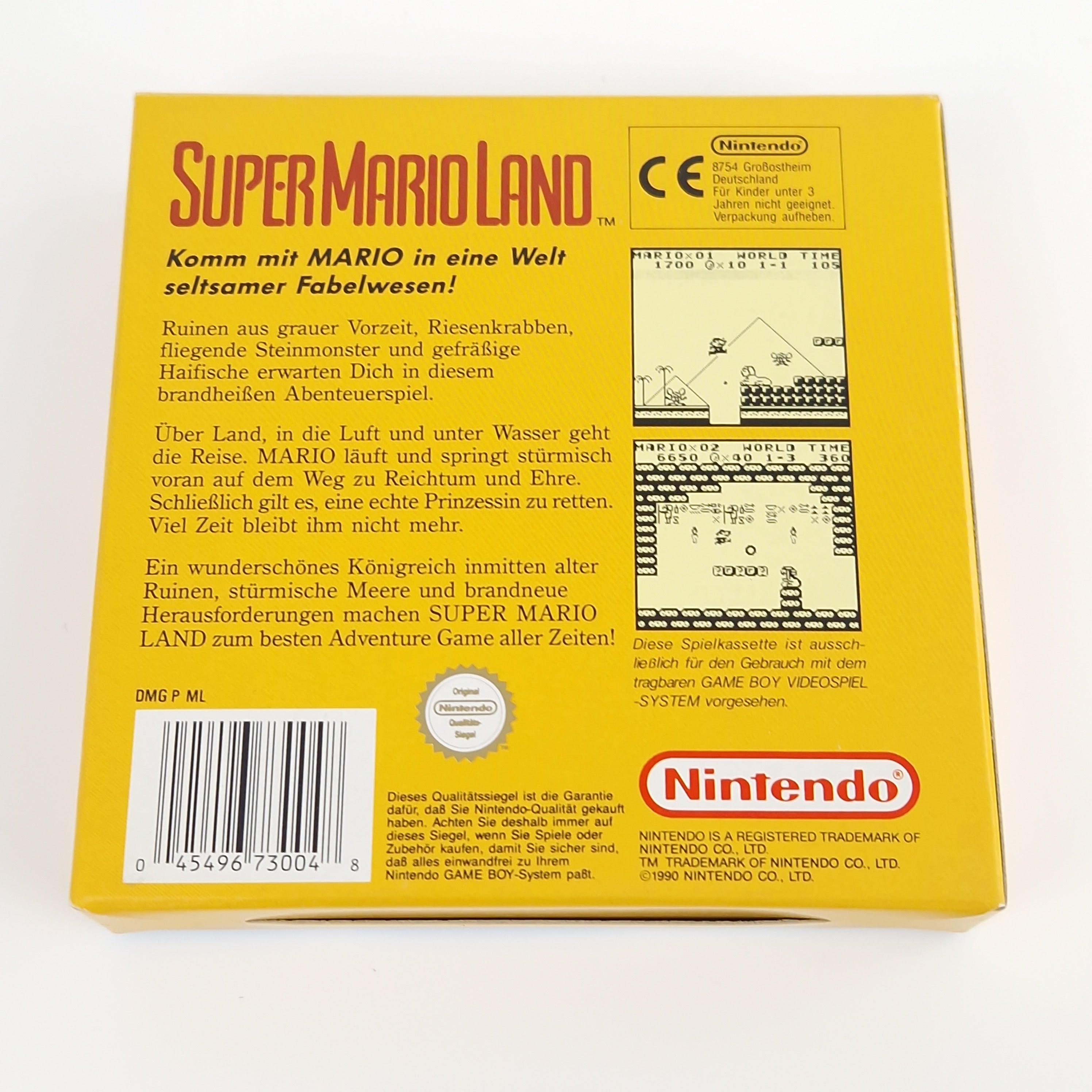 Nintendo Game Boy Spiel – Super Mario Land (OVP PAL NOE)