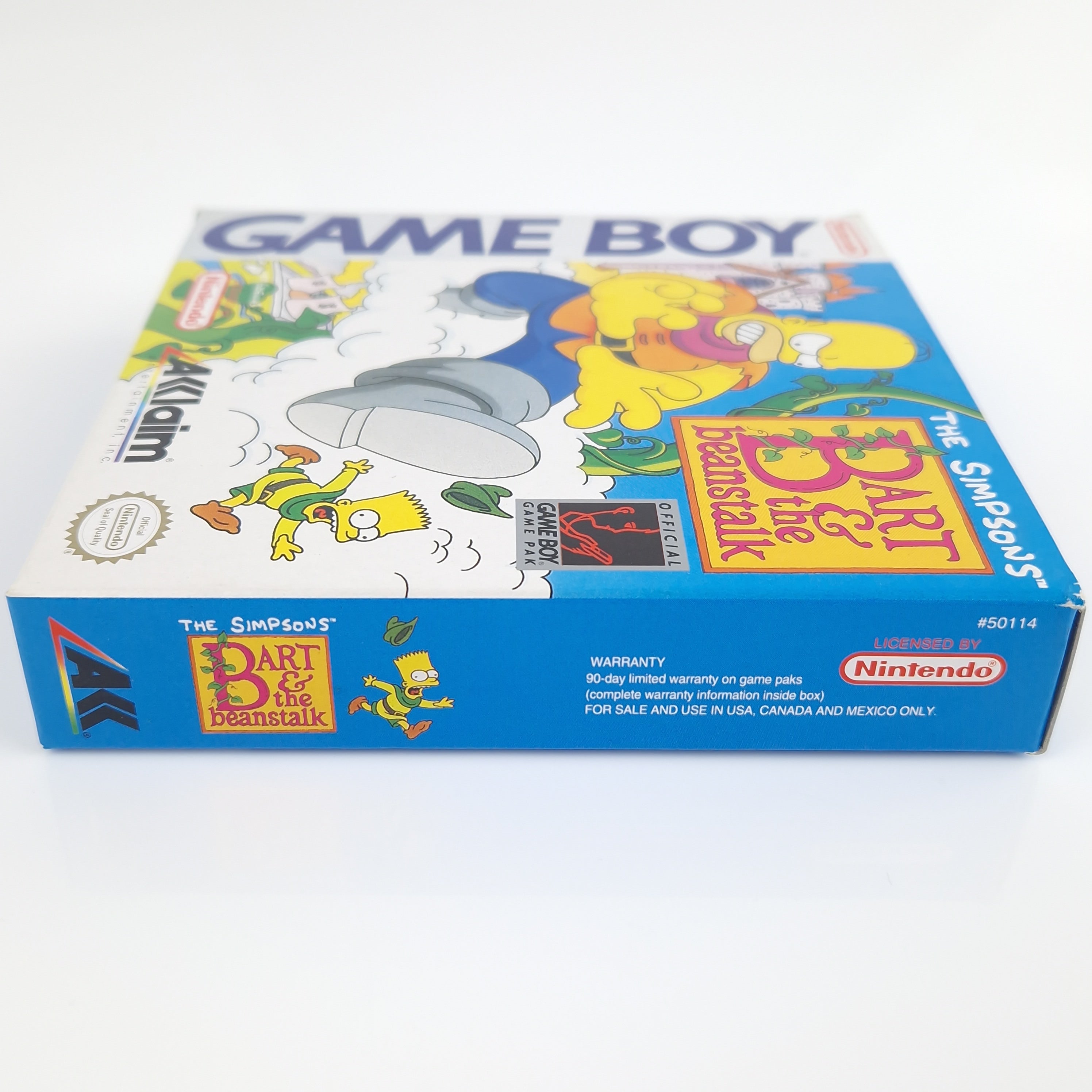 Game Boy Spiel – The Simpsons Bart & the Beanstalk OVP