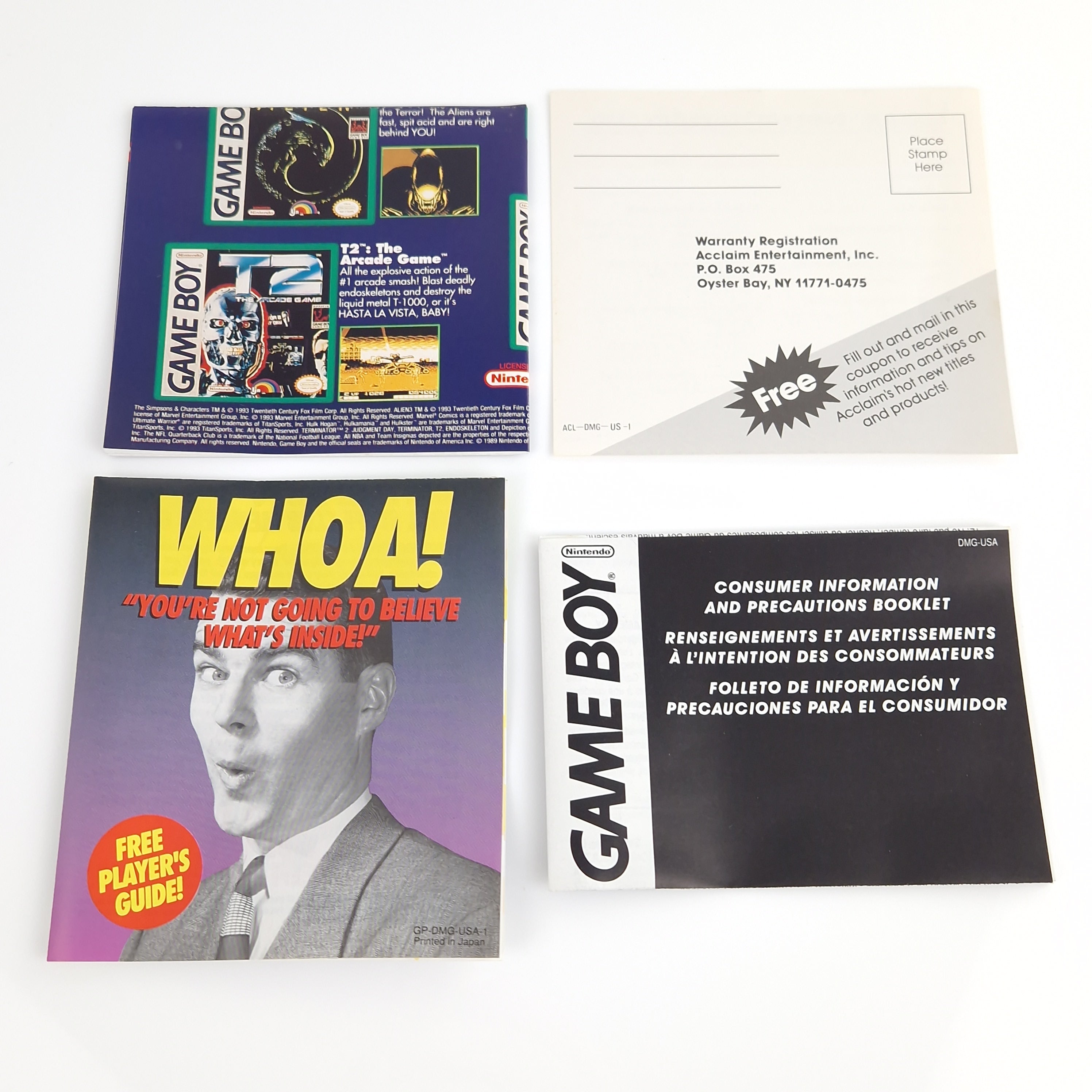 Game Boy Spiel – The Simpsons Bart & the Beanstalk OVP