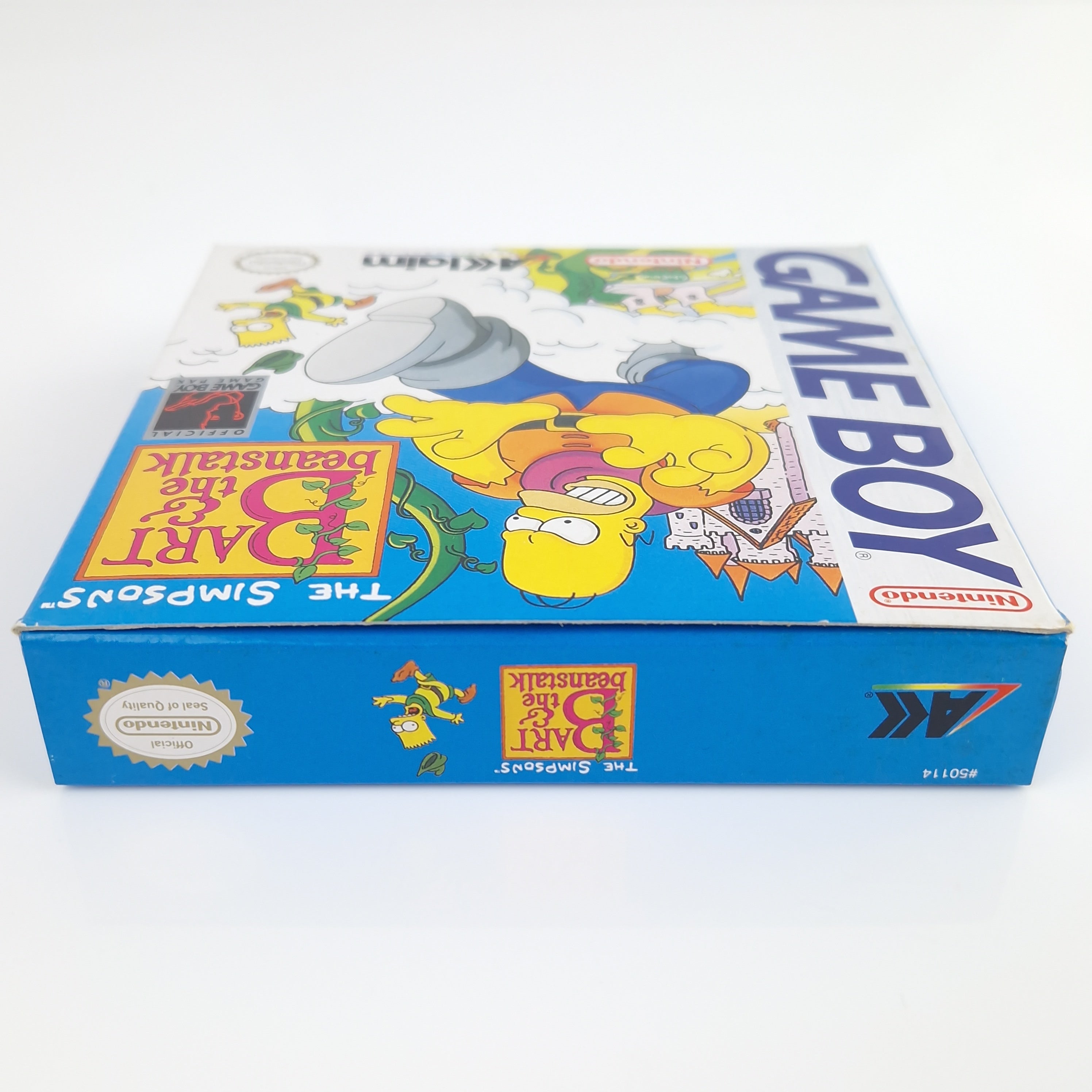 Game Boy Spiel – The Simpsons Bart & the Beanstalk OVP