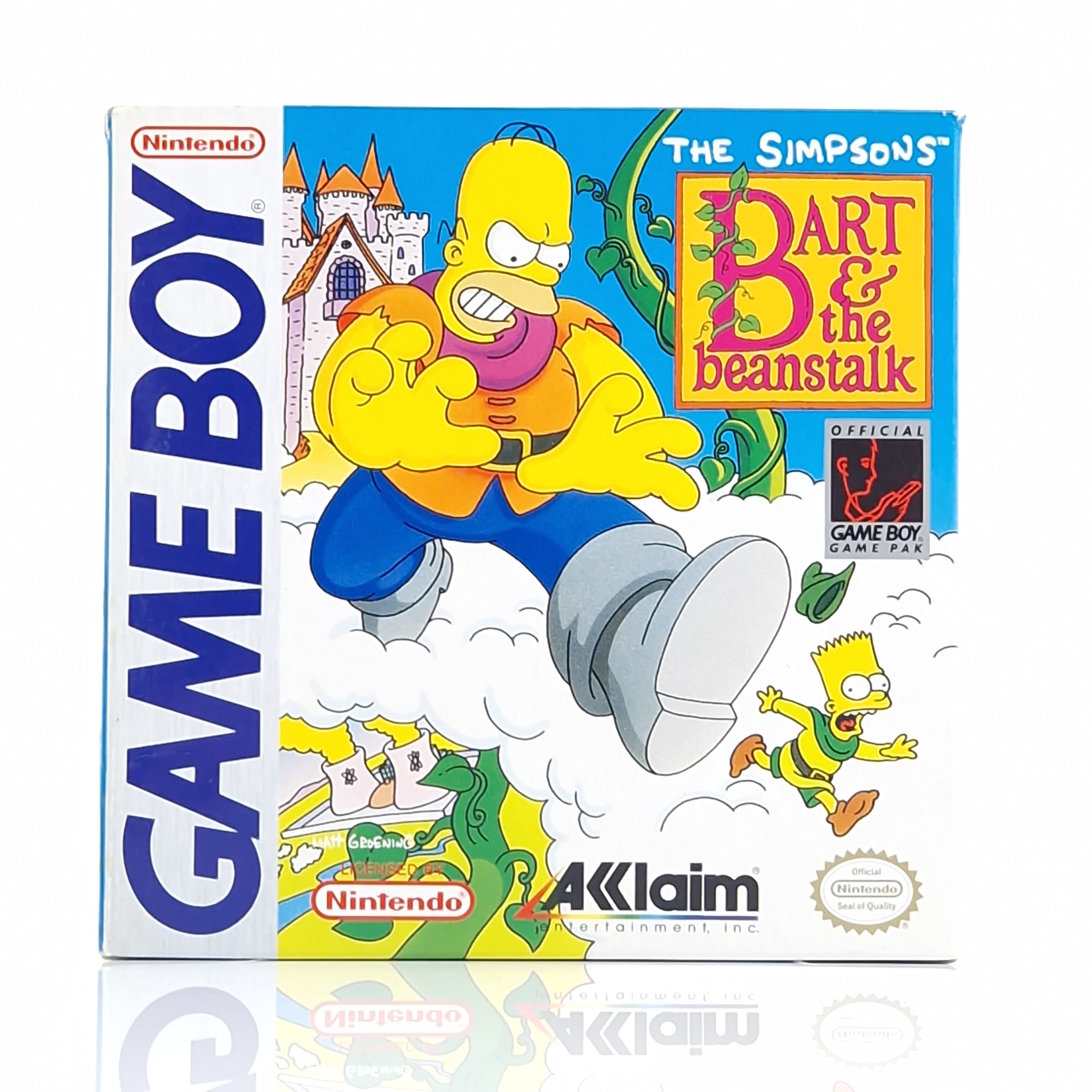 Game Boy Spiel – The Simpsons Bart & the Beanstalk OVP