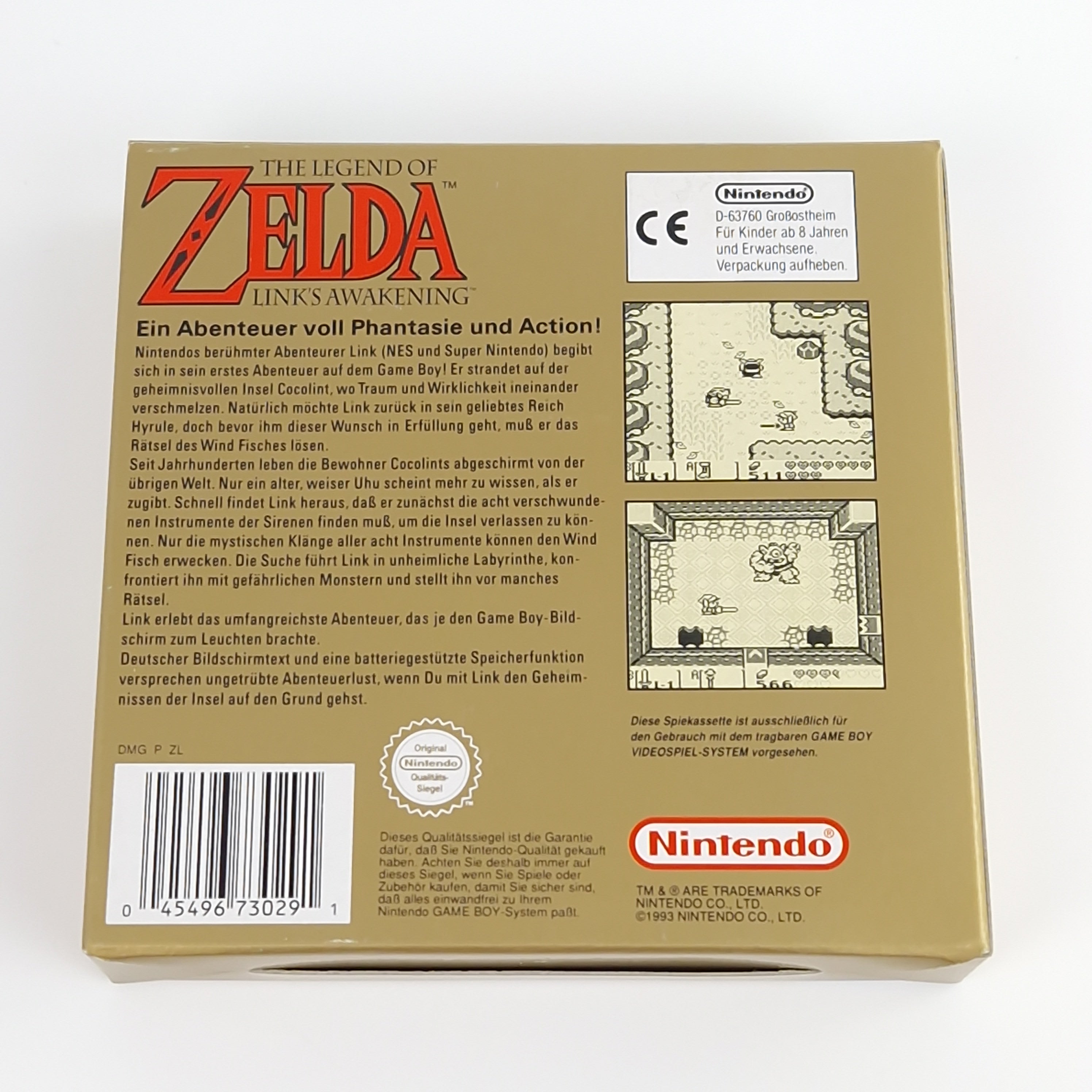Nintendo Game Boy Spiel – The Legend of Zelda Links Awakening OVP