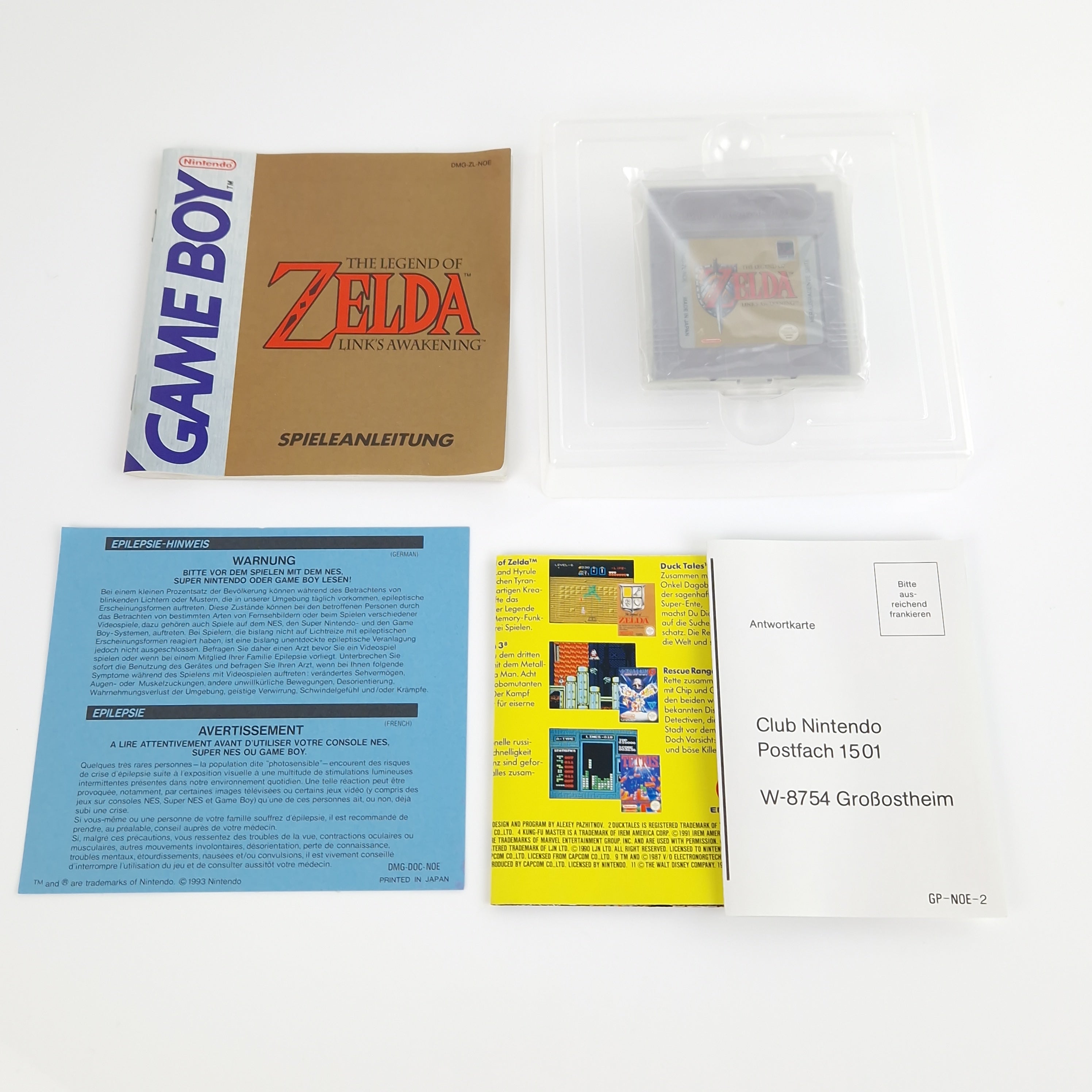 Nintendo Game Boy Spiel – The Legend of Zelda Links Awakening OVP