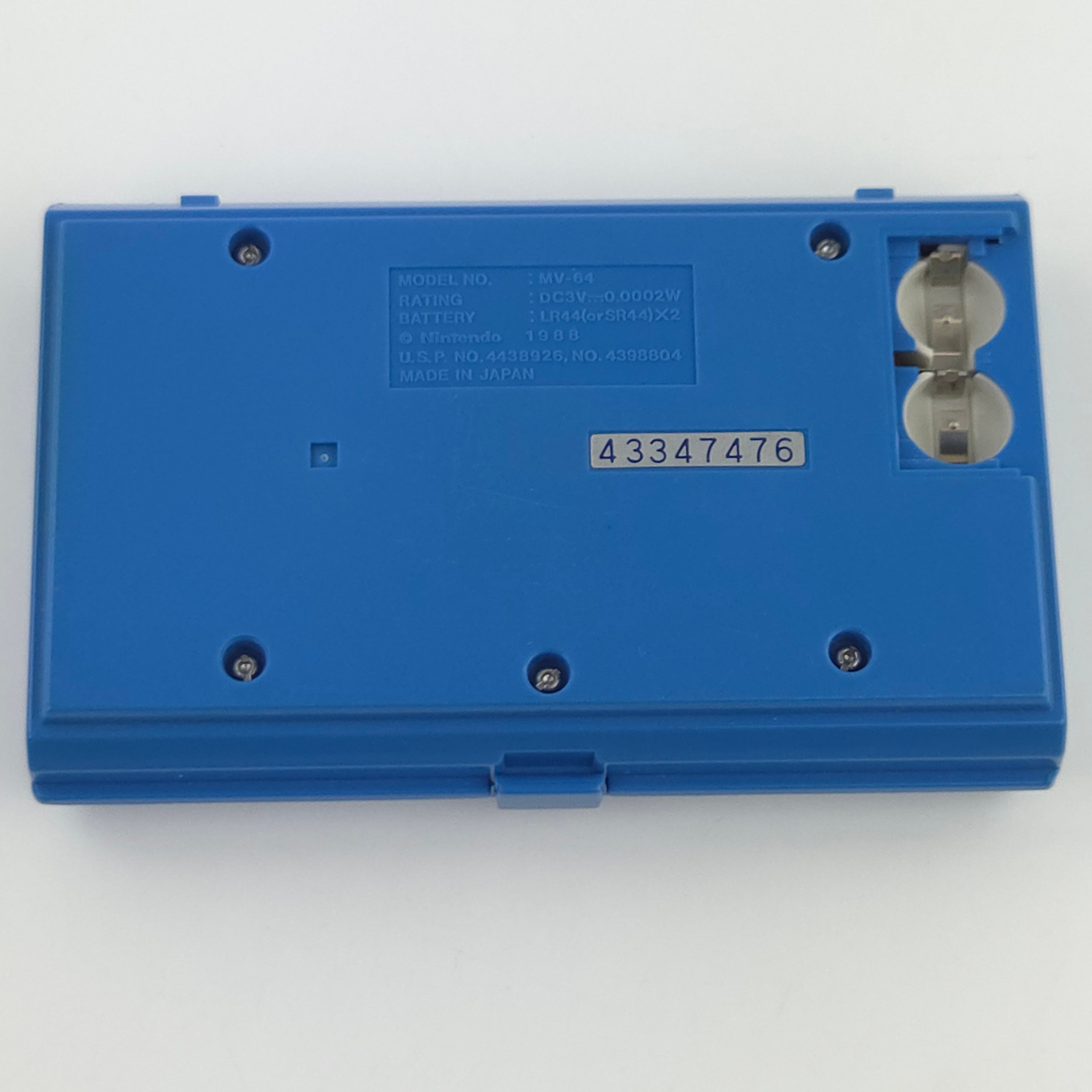 Nintendo Handheld Gold Cliff 1988 Retro LCD