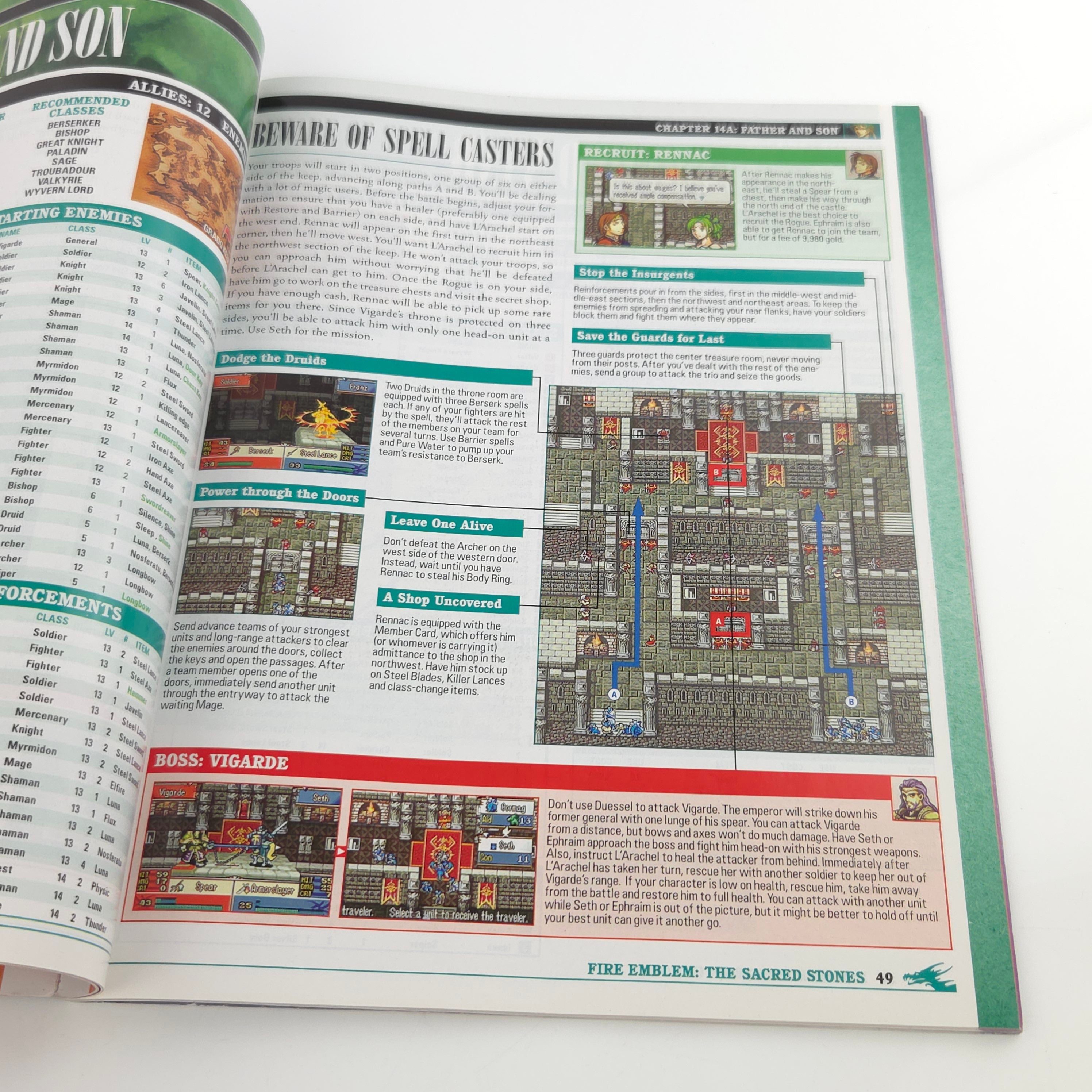 Nintendo Gameboy Advance Spiel – Fire Emblem Sacred Stones Guide