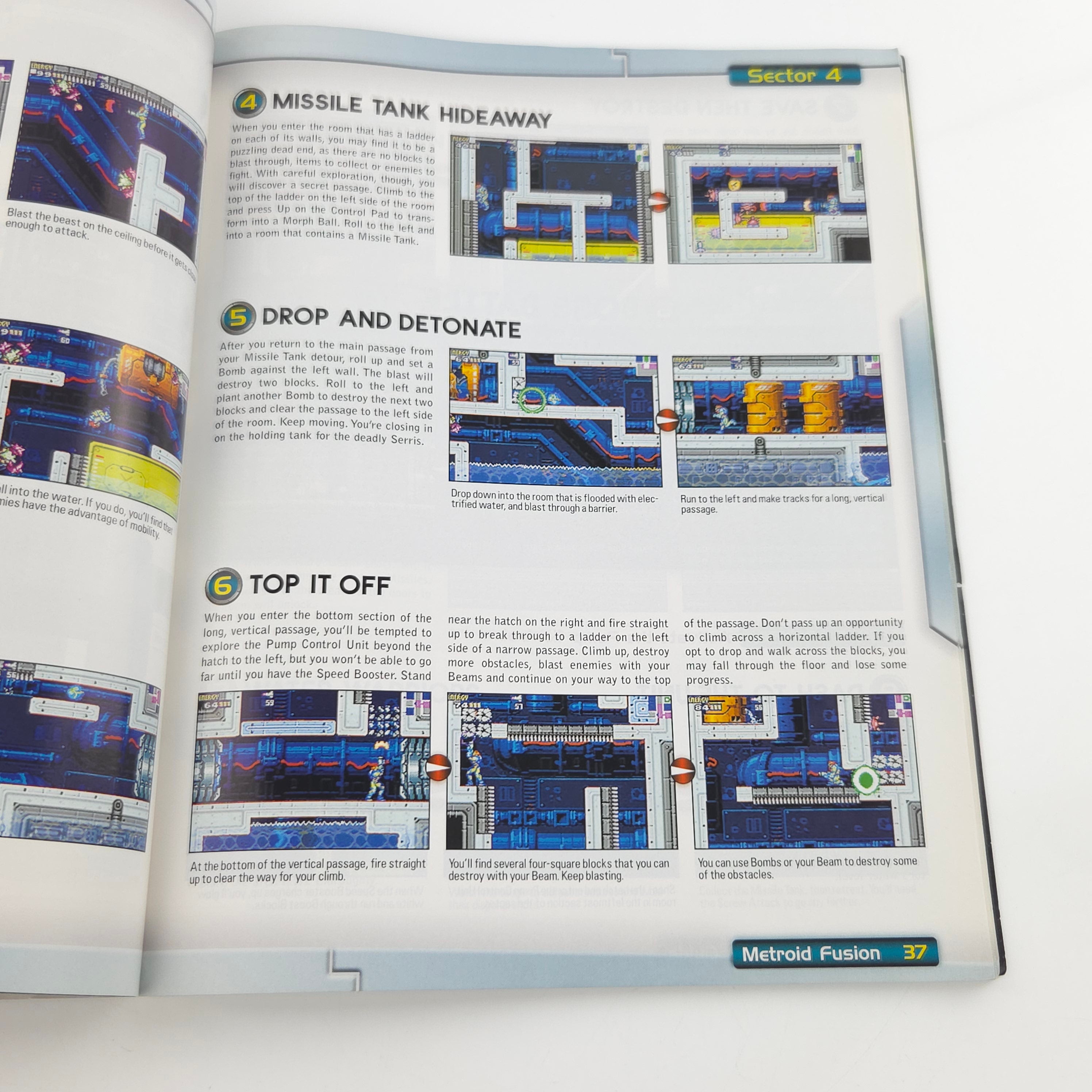 Gameboy Advance Spiel – Metroid Fusion Nintendo Power Guide