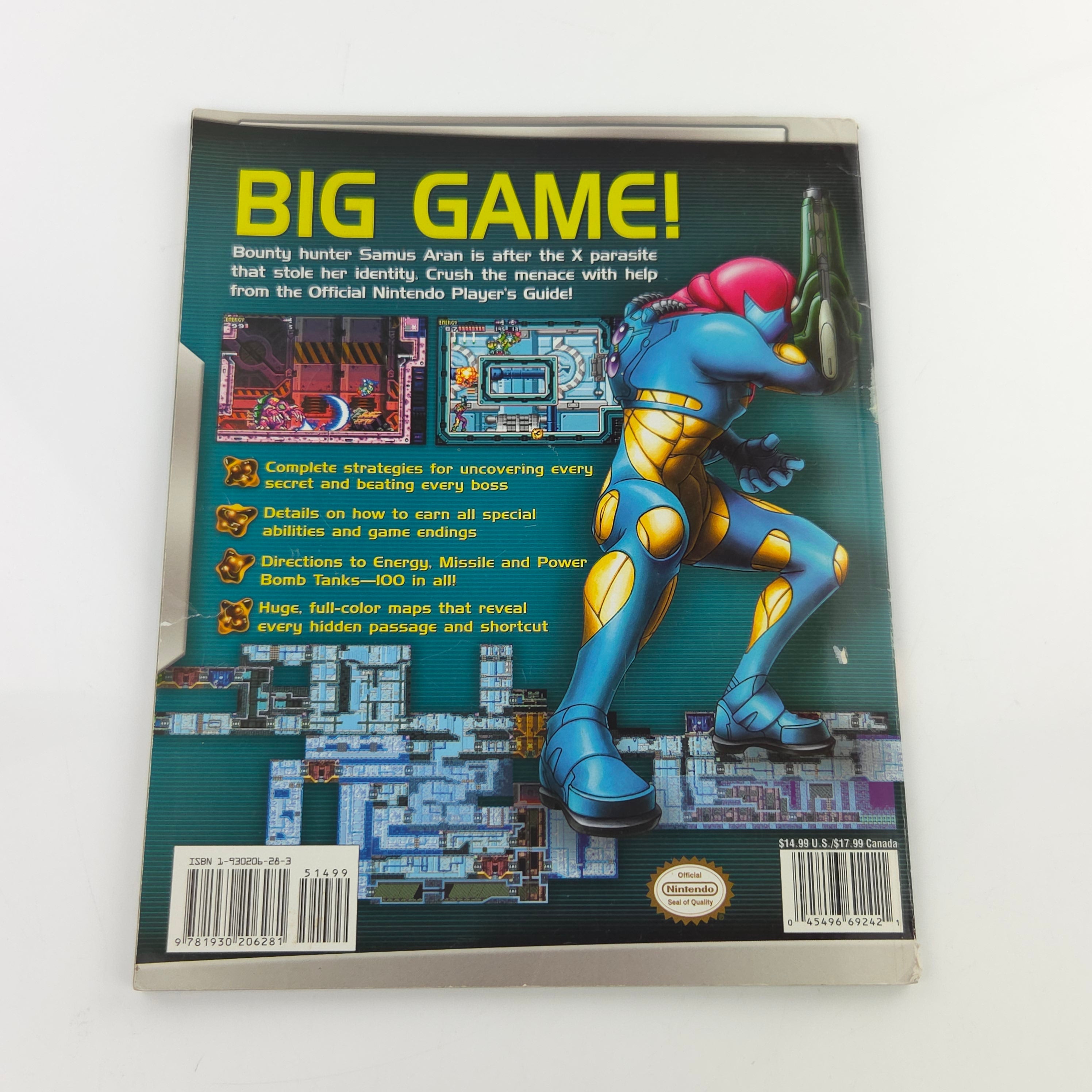 Gameboy Advance Spiel – Metroid Fusion Nintendo Power Guide