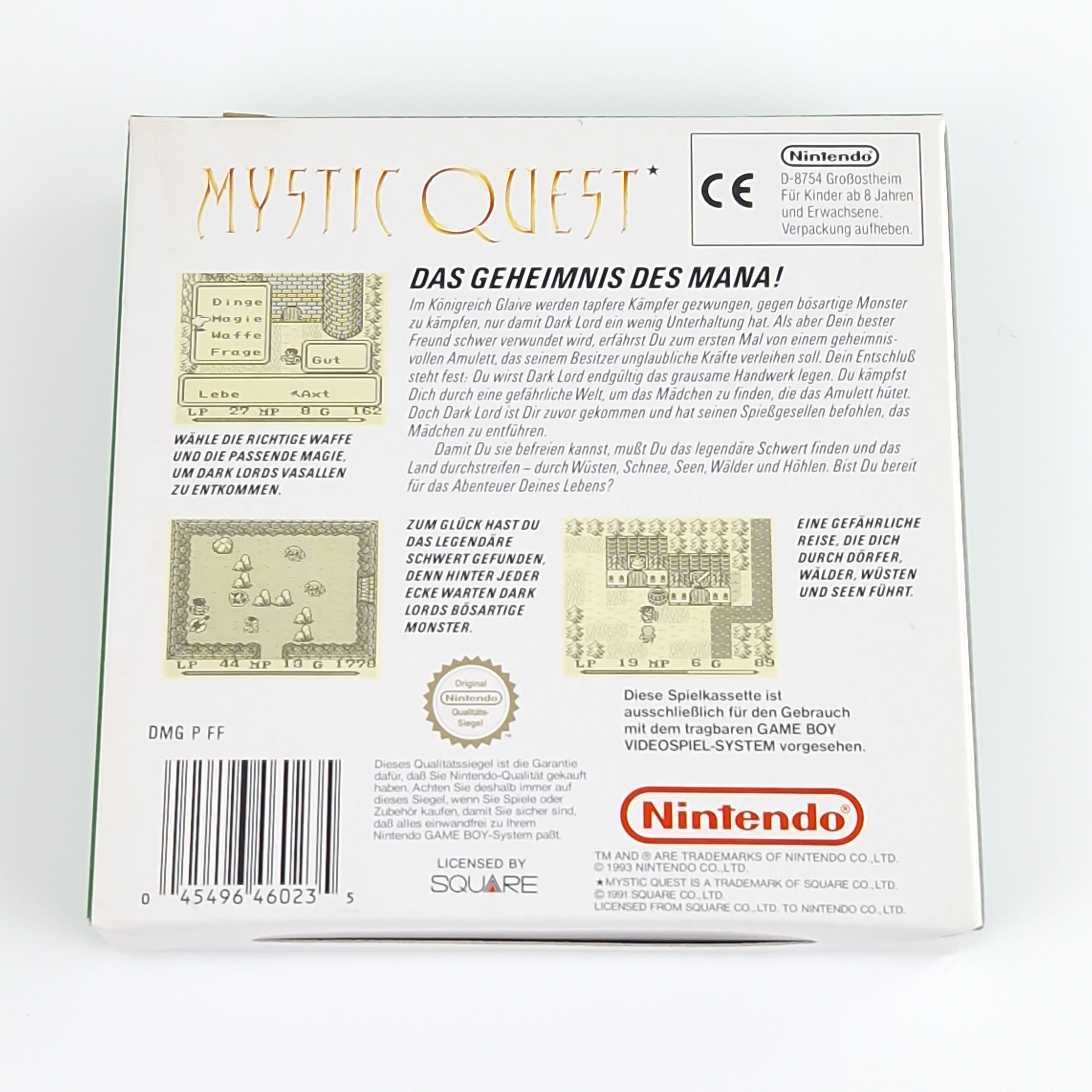 Nintendo Gameboy Classic Spiel – Mystic Quest (Modul PAL)