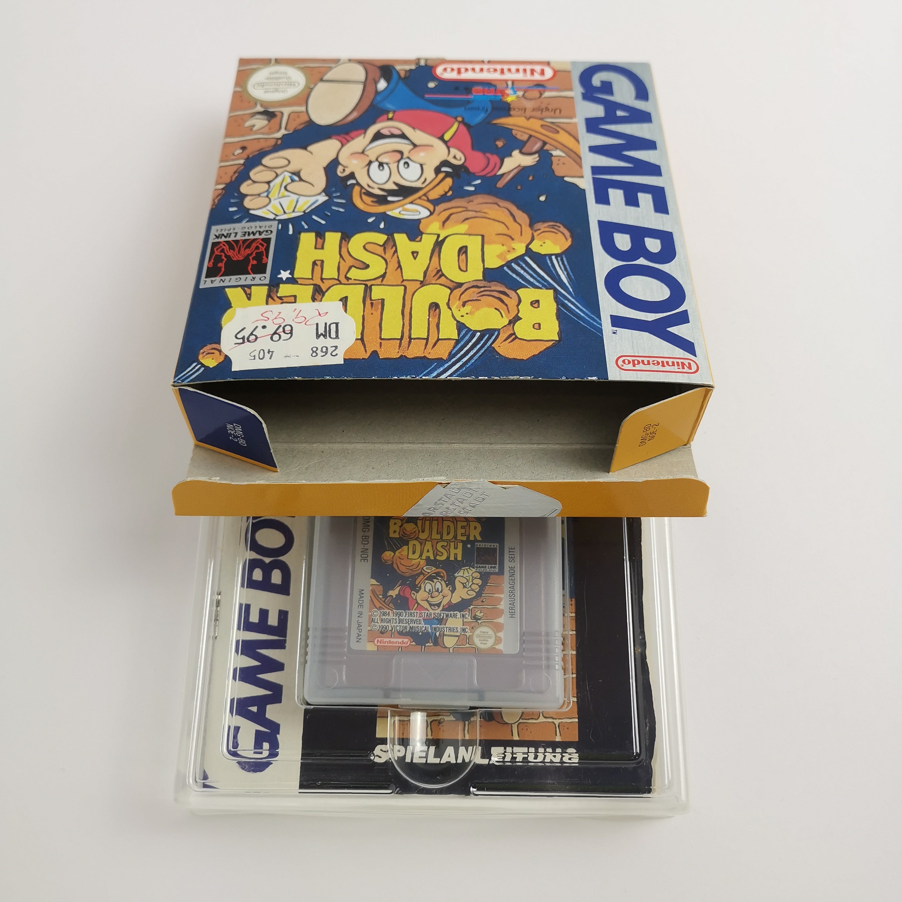 Nintendo Gameboy Spiel – Boulder Dash (OVP PAL)