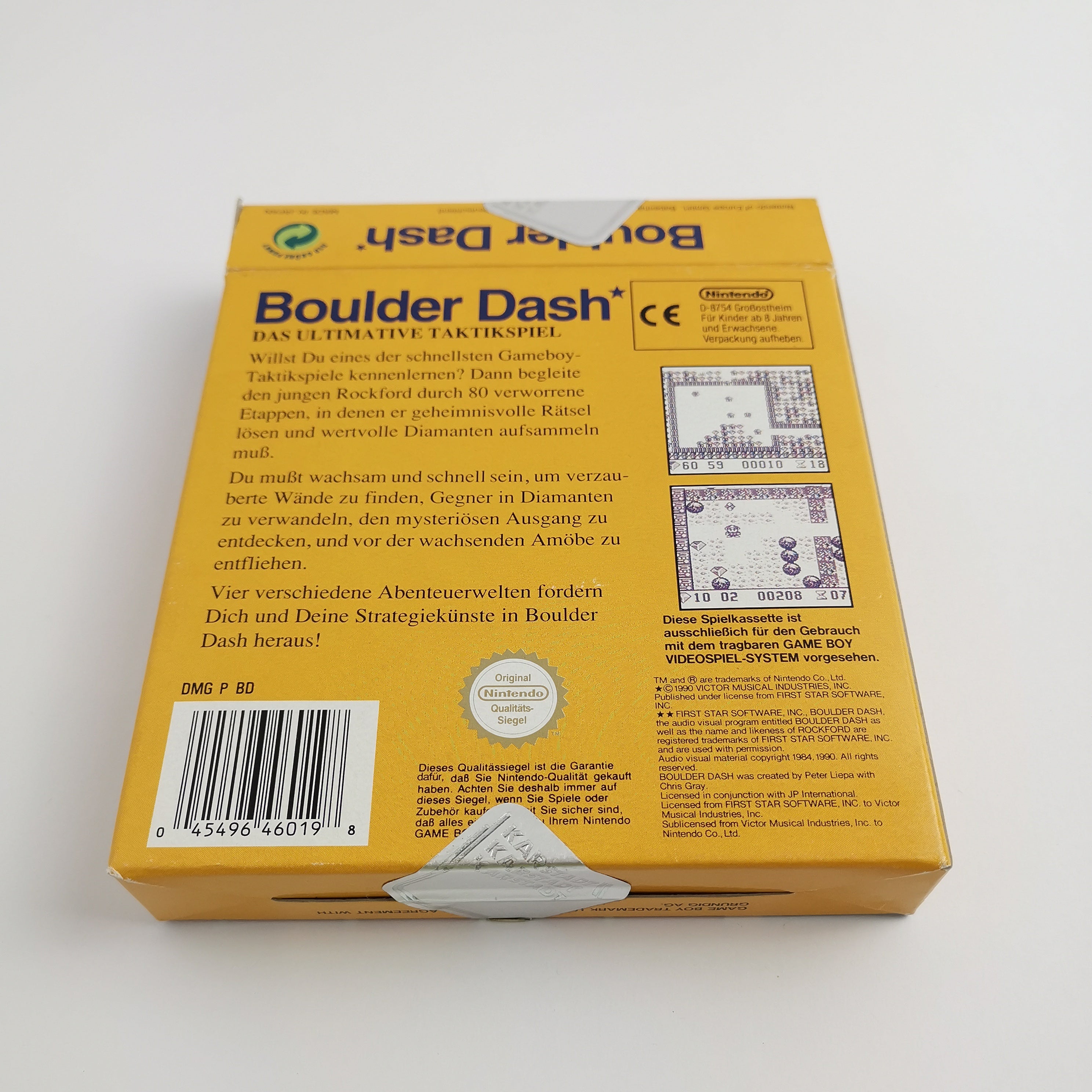Nintendo Gameboy Spiel – Boulder Dash (OVP PAL)