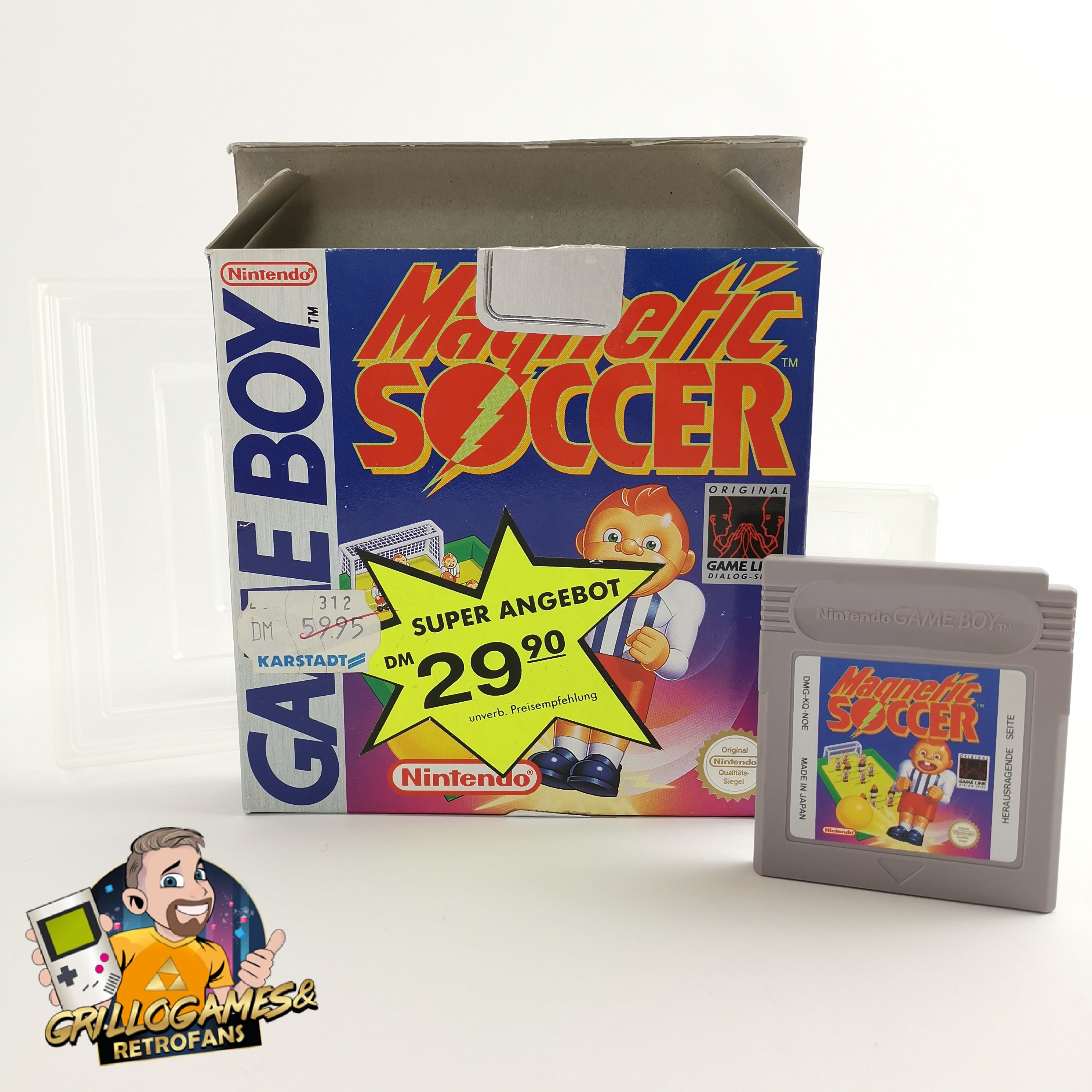 Nintendo Gameboy Spiel – Magnetic Soccer (OVP PAL)