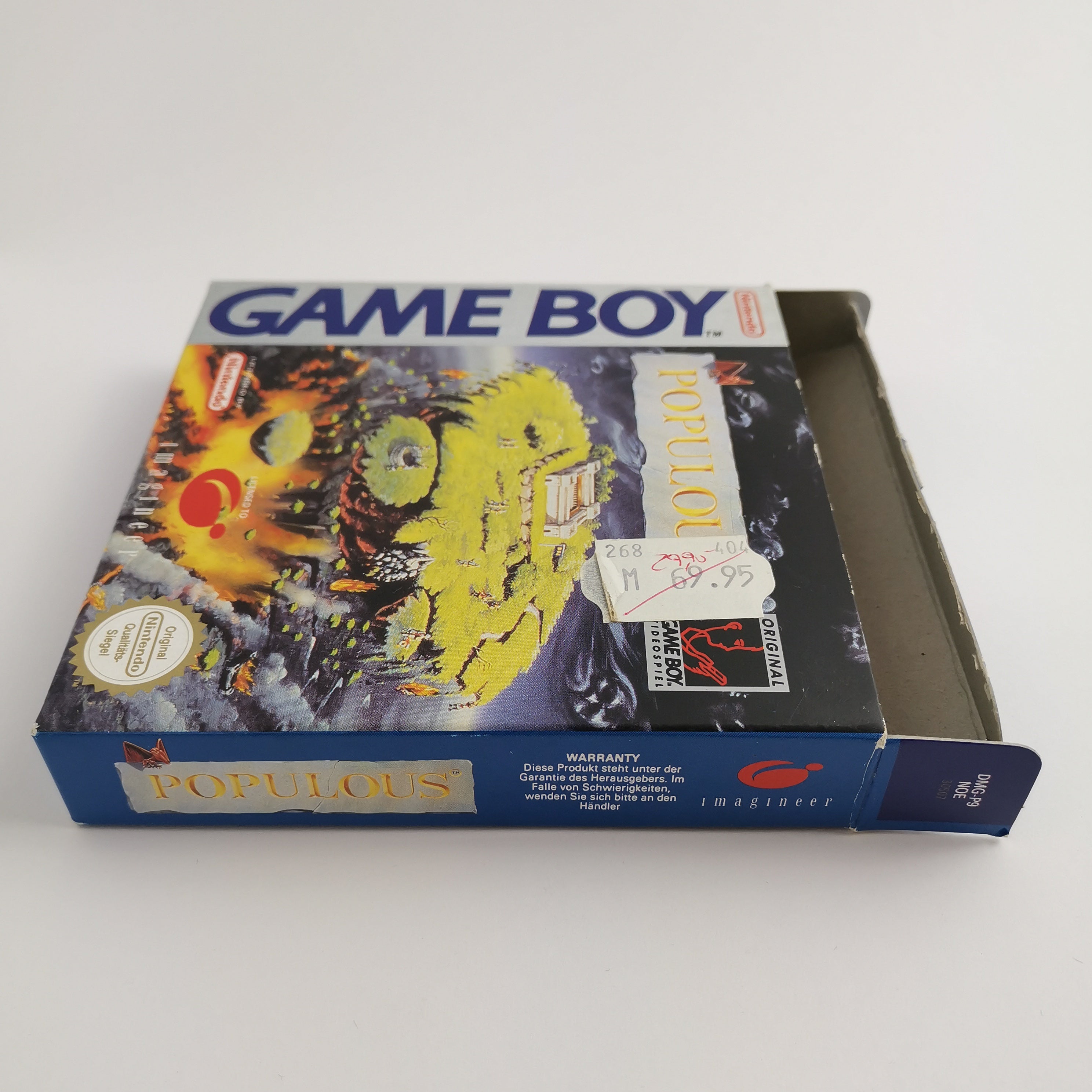 Nintendo Gameboy Classic Spiel Populous OVP PAL NOE