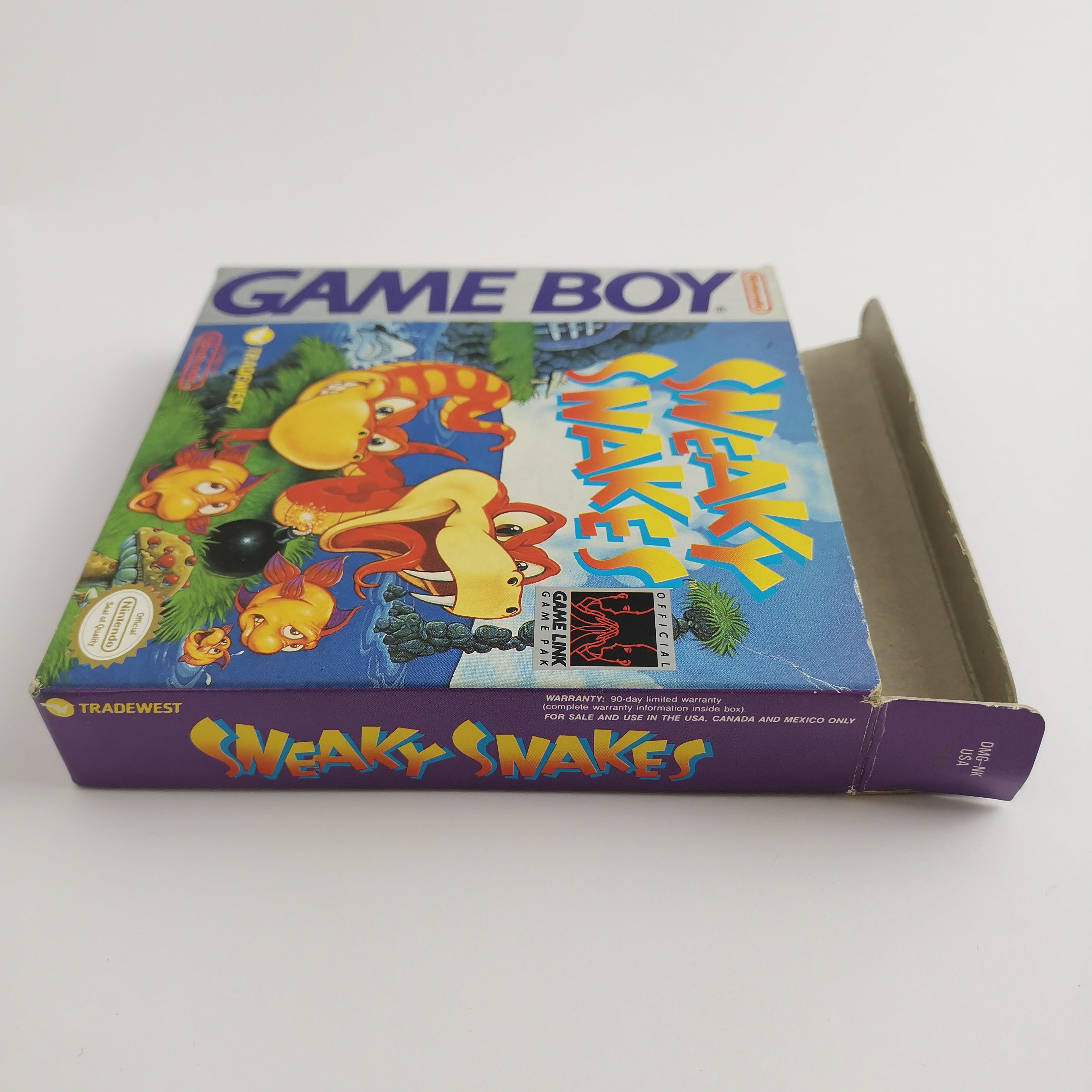 Nintendo Gameboy Spiel – Sneaky Snakes OVP NTSC-U/C USA