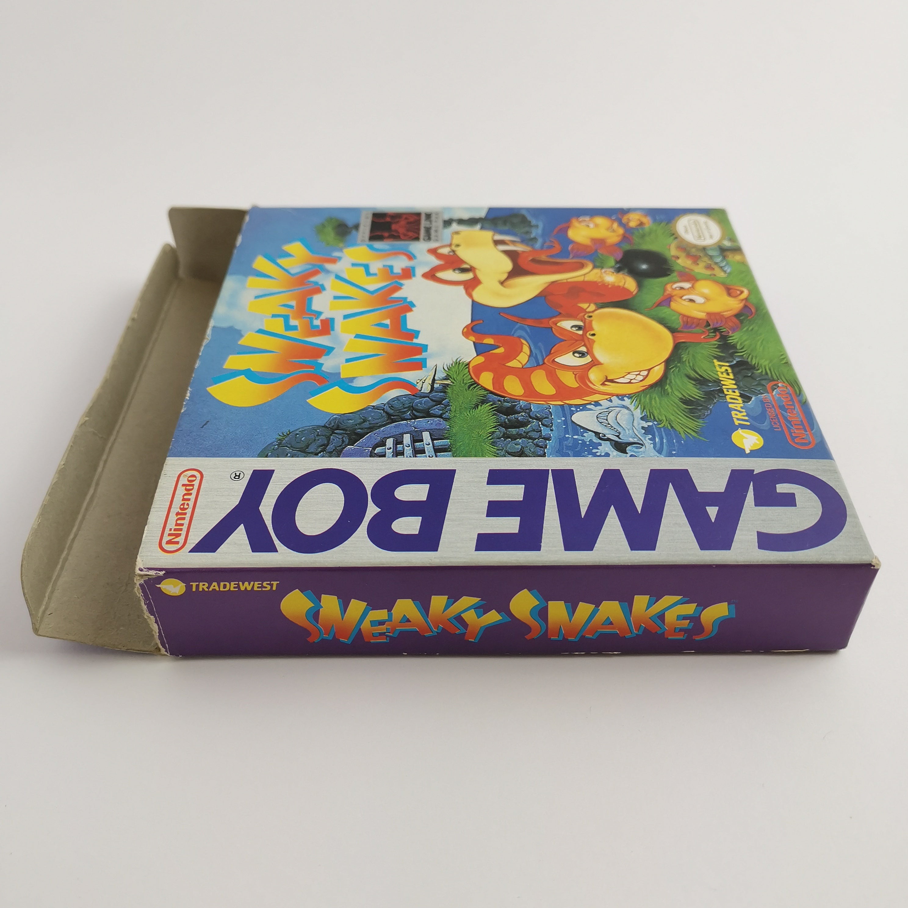 Nintendo Gameboy Spiel – Sneaky Snakes OVP NTSC-U/C USA
