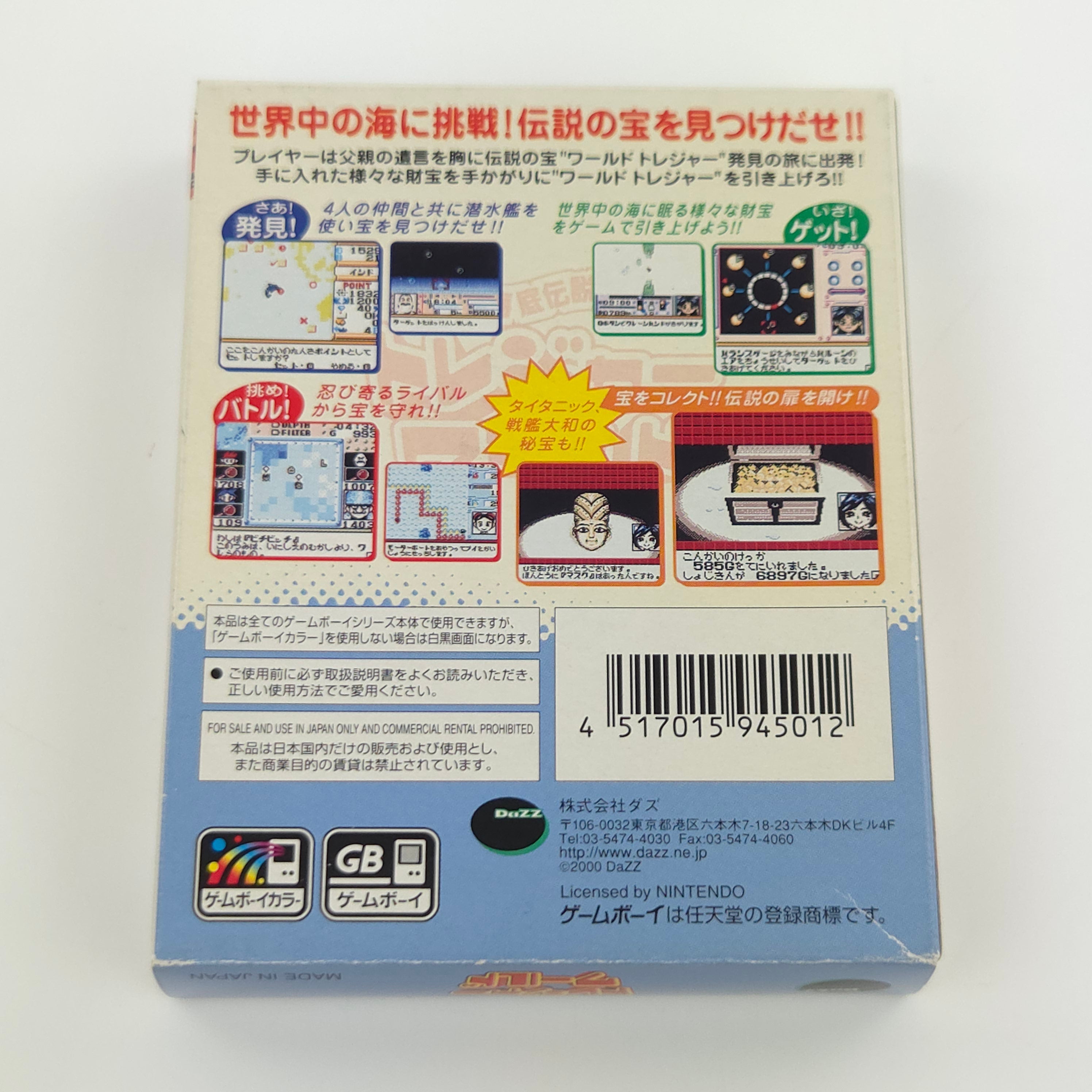 Nintendo Gameboy Color Spiel – Treasure World (JAP OVP)