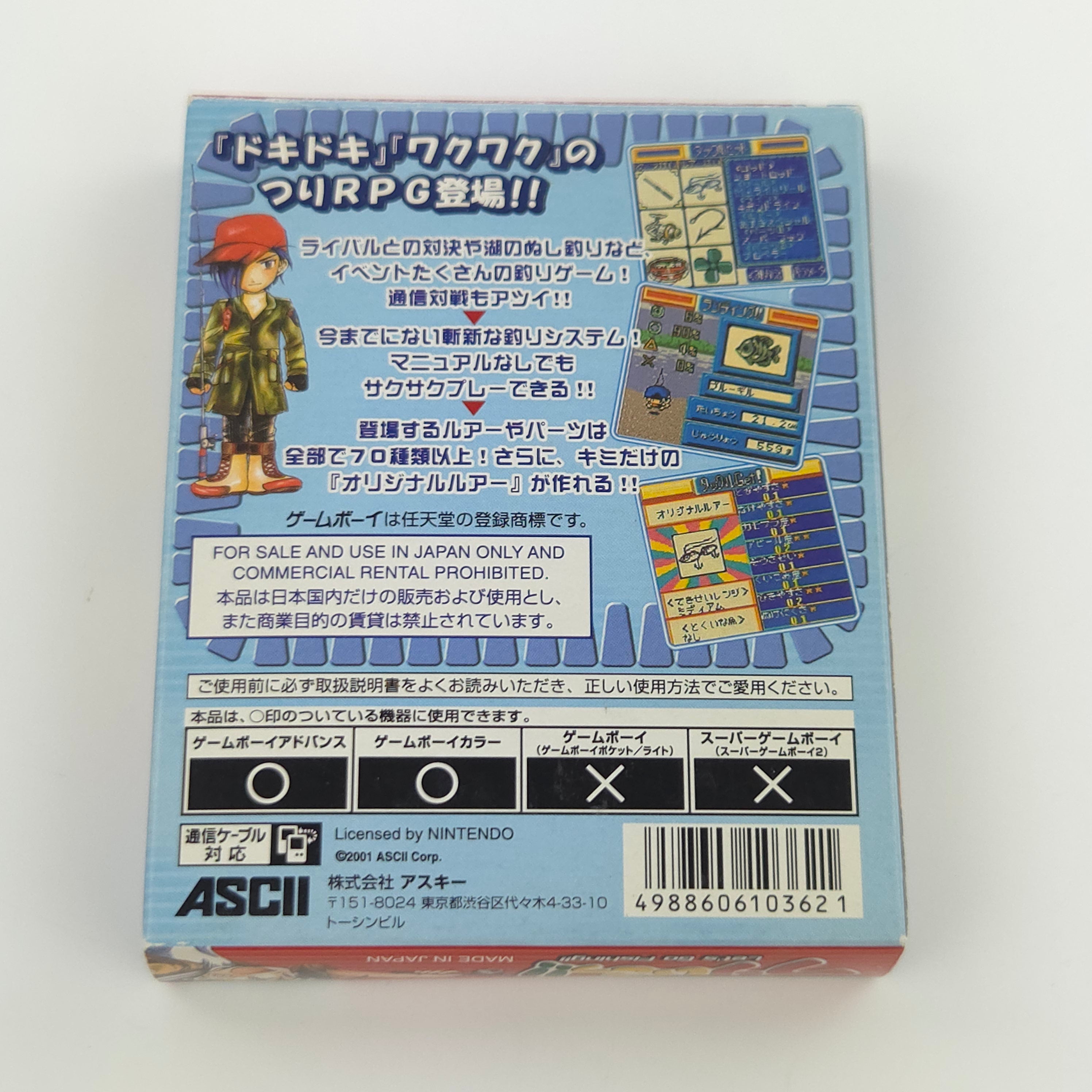 Gameboy Color Spiel – Tsuri Ikotsu Lets Go Fishing (OVP)