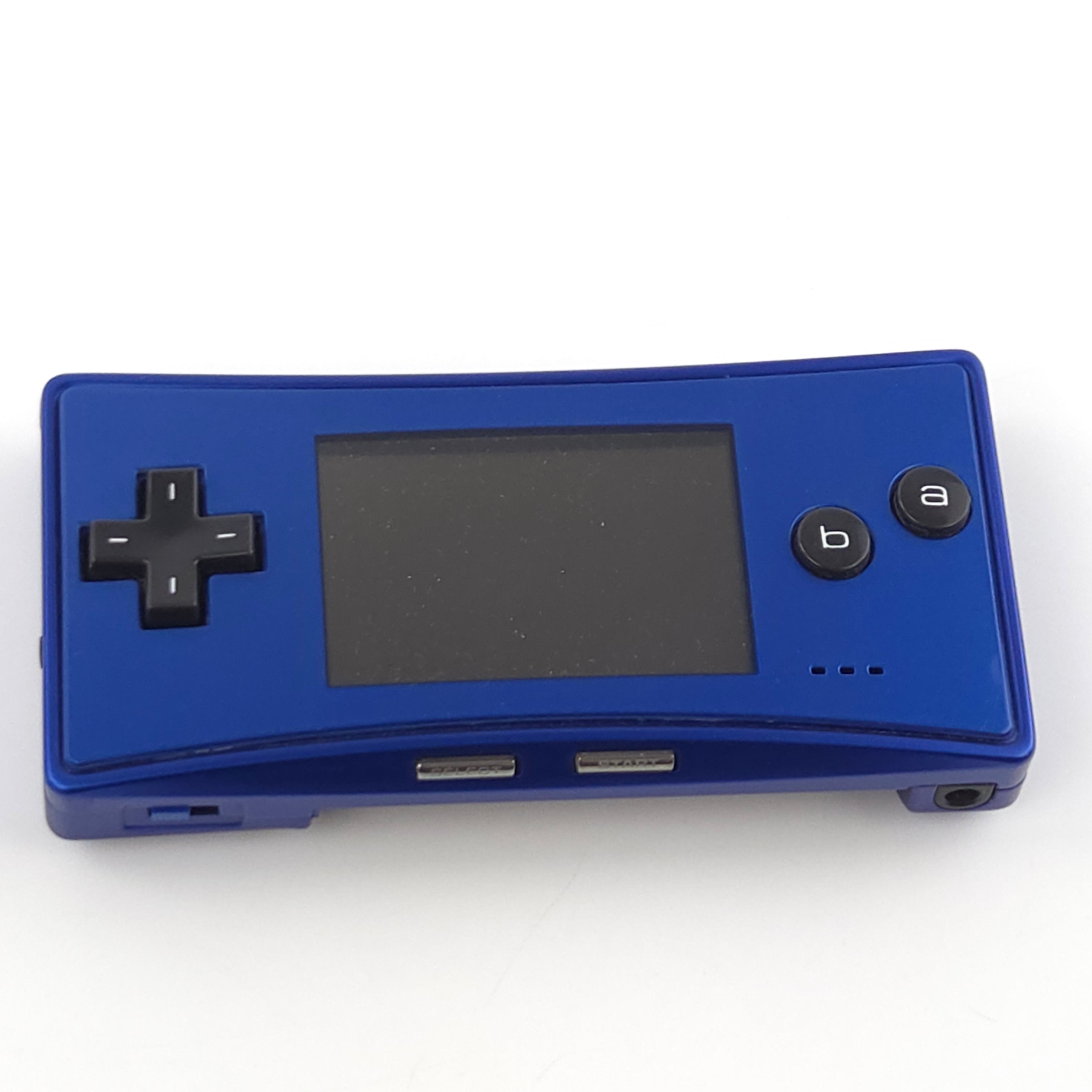 Nintendo Gameboy Micro Konsole Blau ohne Ladekabel PAL