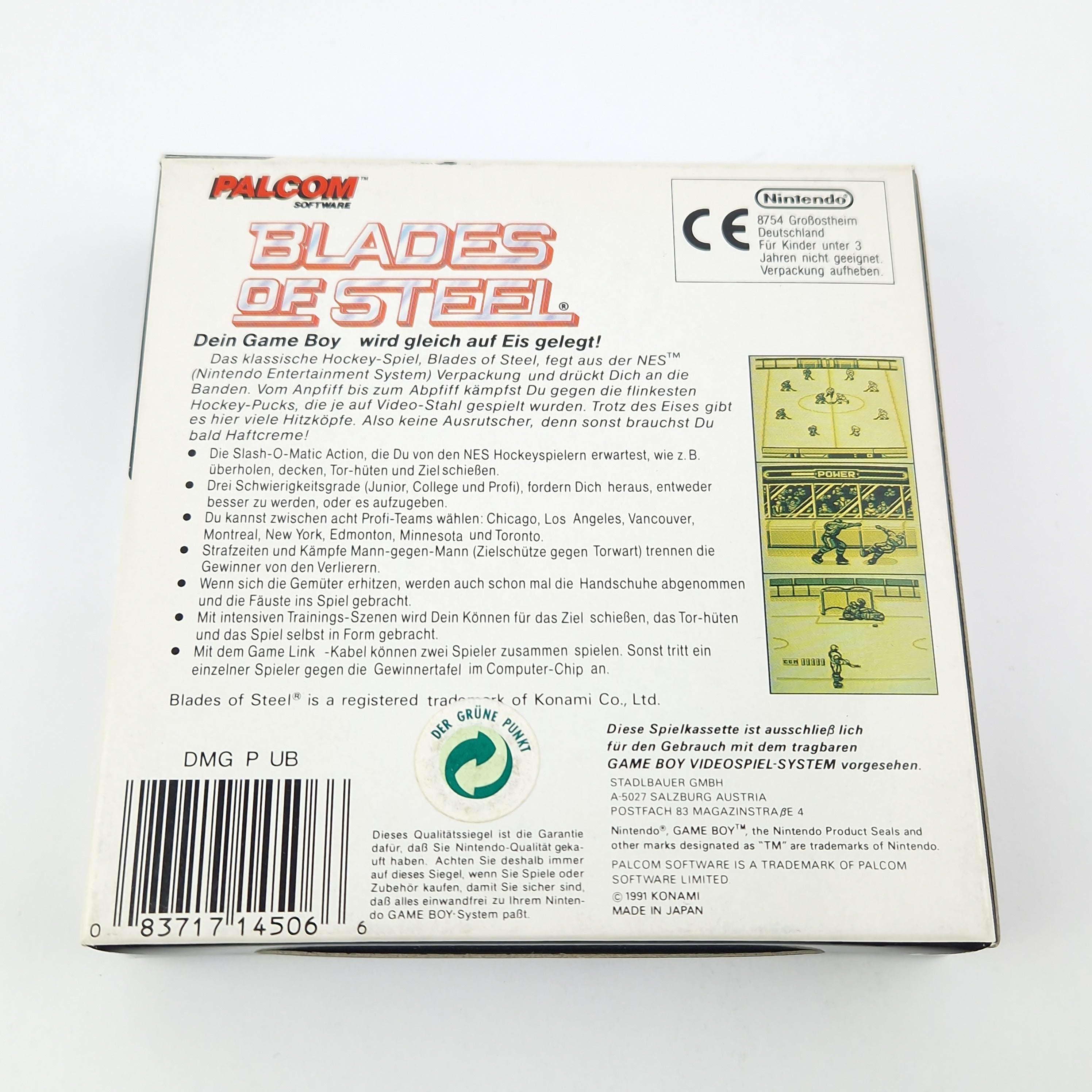 Game Boy Spiel – Blades of Steel Icehockey (OVP)