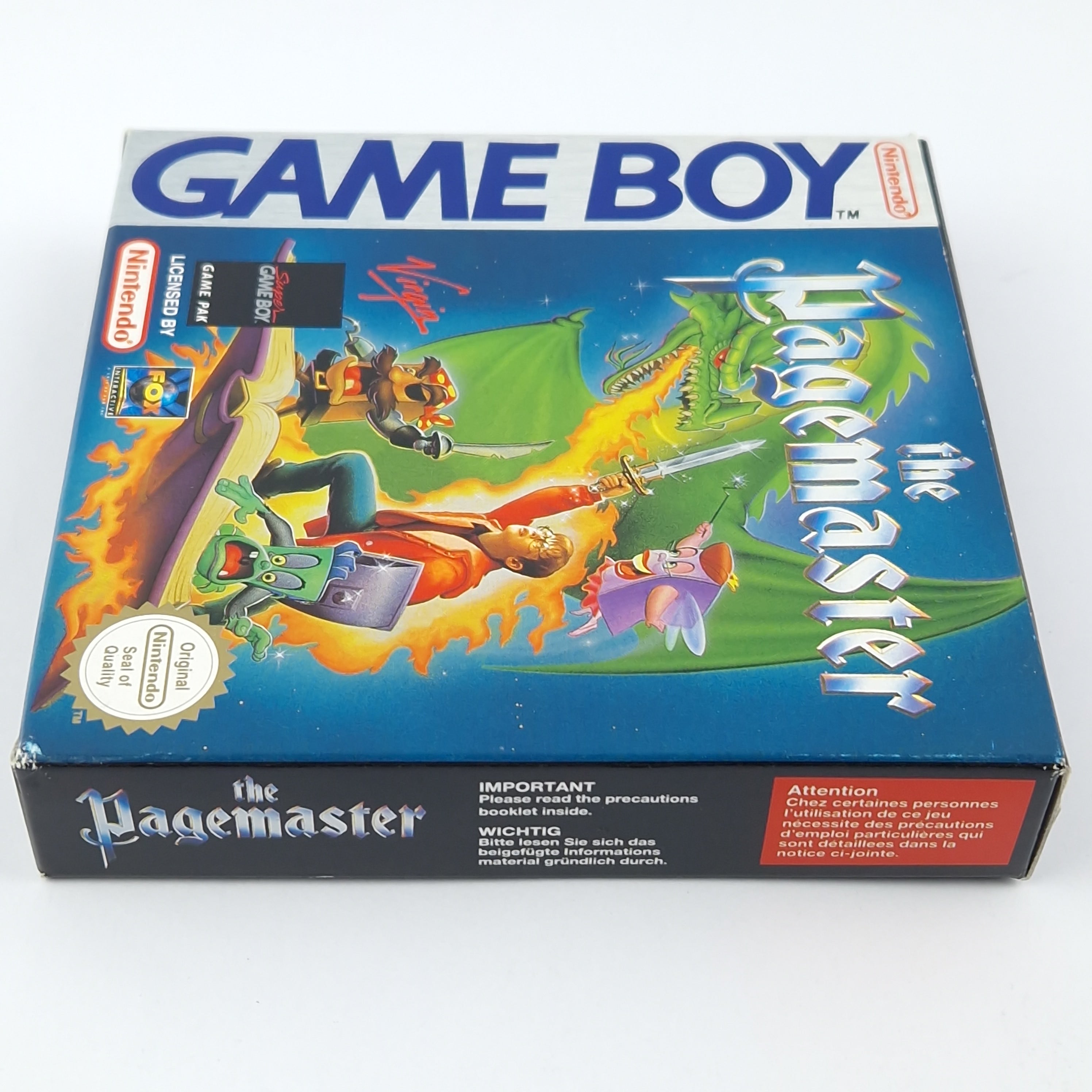 Nintendo Game Boy Spiel – The Pagemaster (OVP PAL)