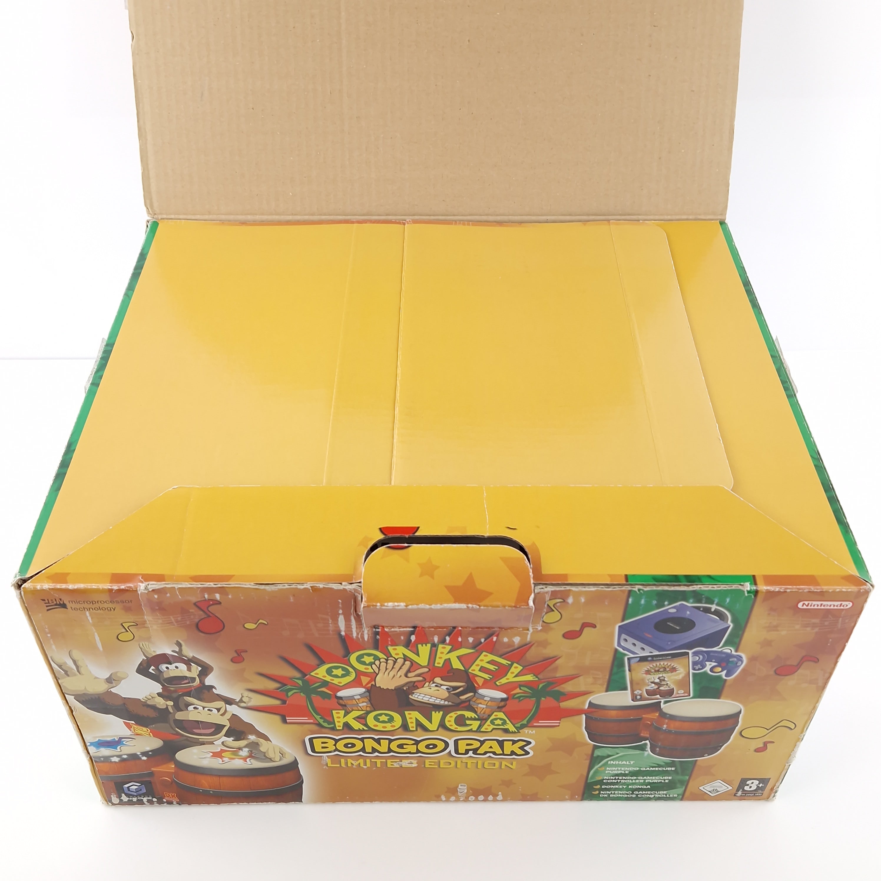 Nintendo Gamecube Konsole Donkey Konga Bongo Pak OVP Lila