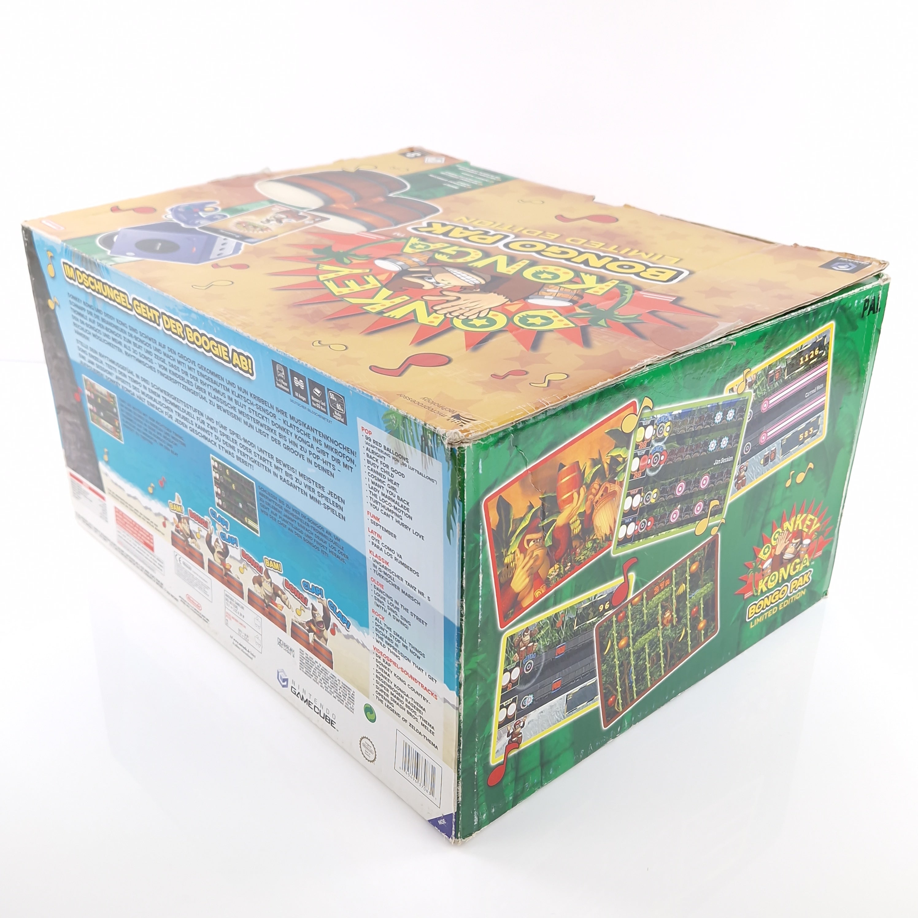 Nintendo Gamecube Konsole Donkey Konga Bongo Pak OVP Lila