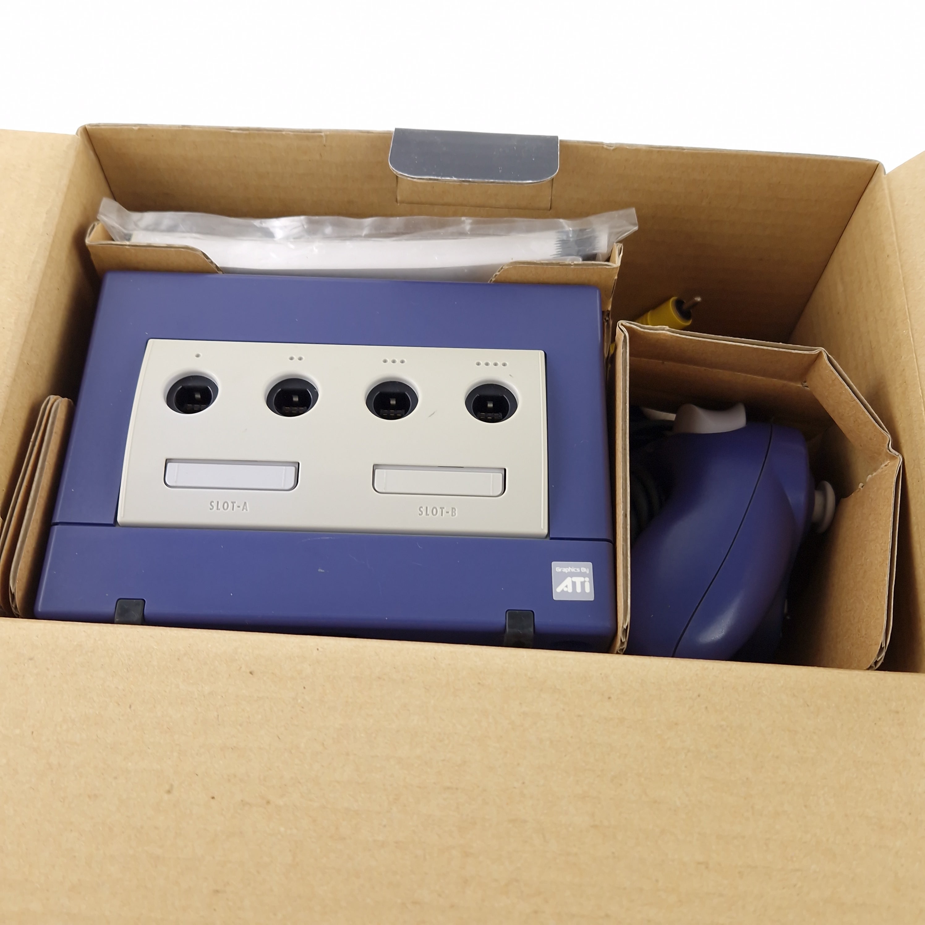 Nintendo Gamecube Konsole Donkey Konga Bongo Pak OVP Lila