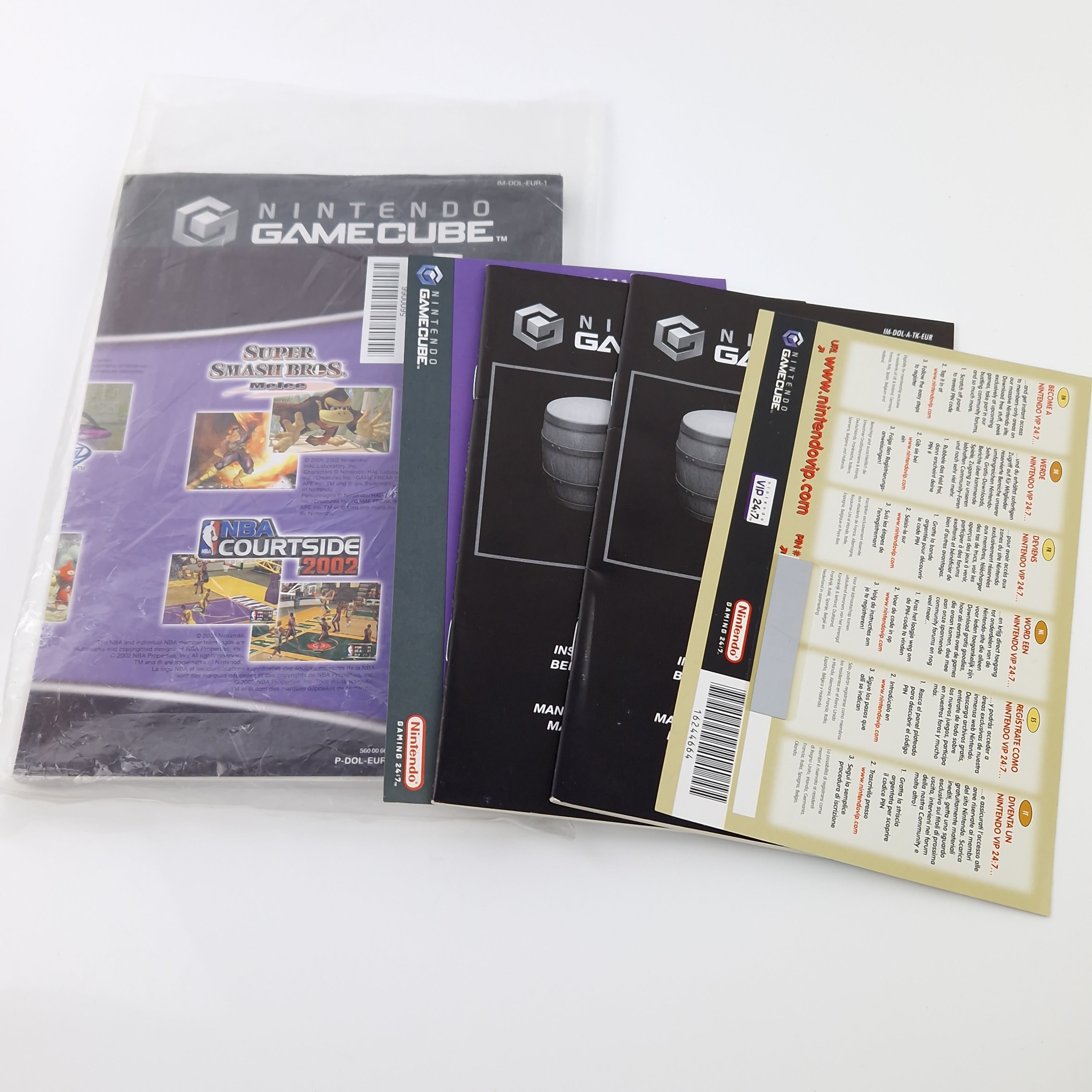 Nintendo Gamecube Konsole Donkey Konga Bongo Pak OVP Lila