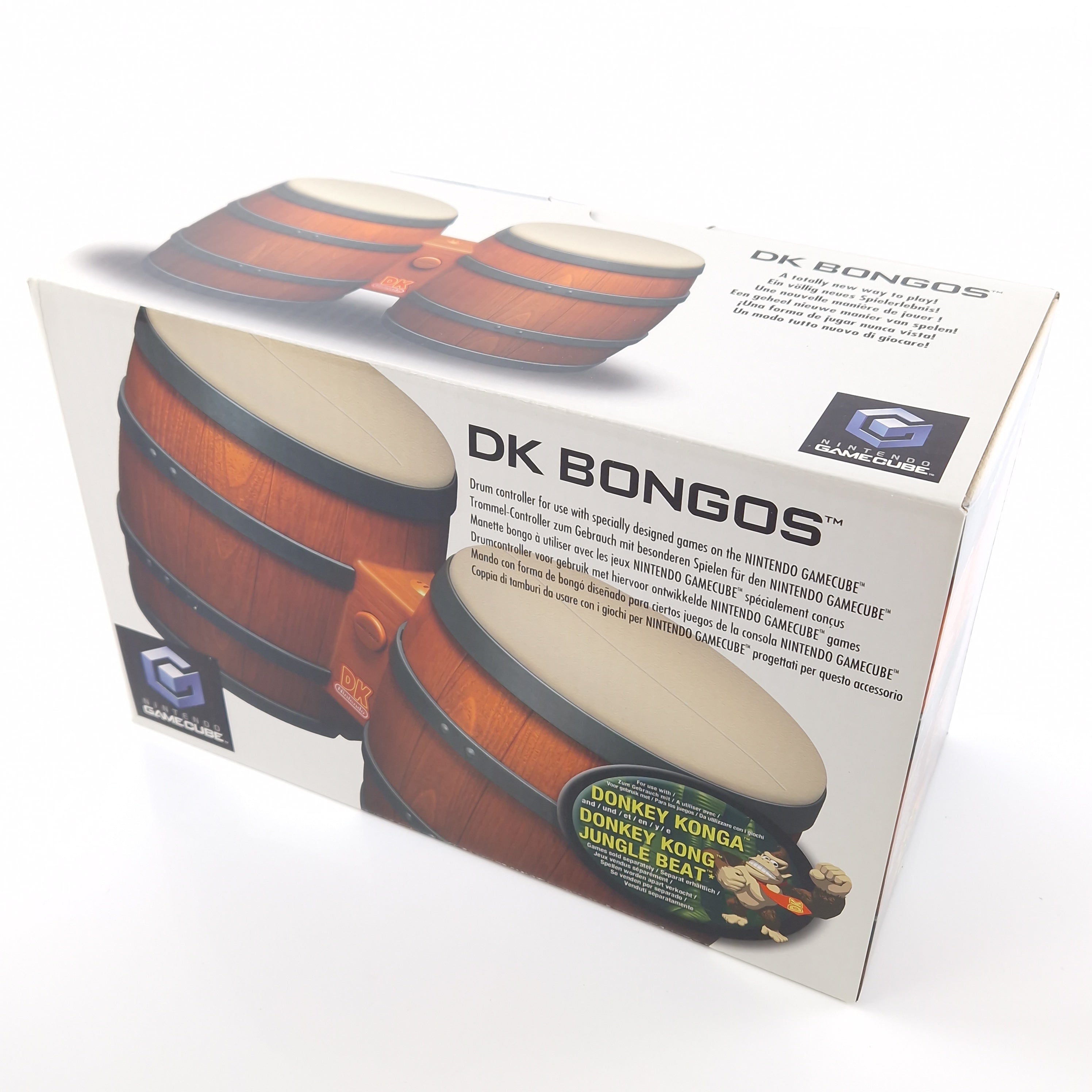 Nintendo Gamecube Konsole Donkey Konga Bongo Pak OVP Lila