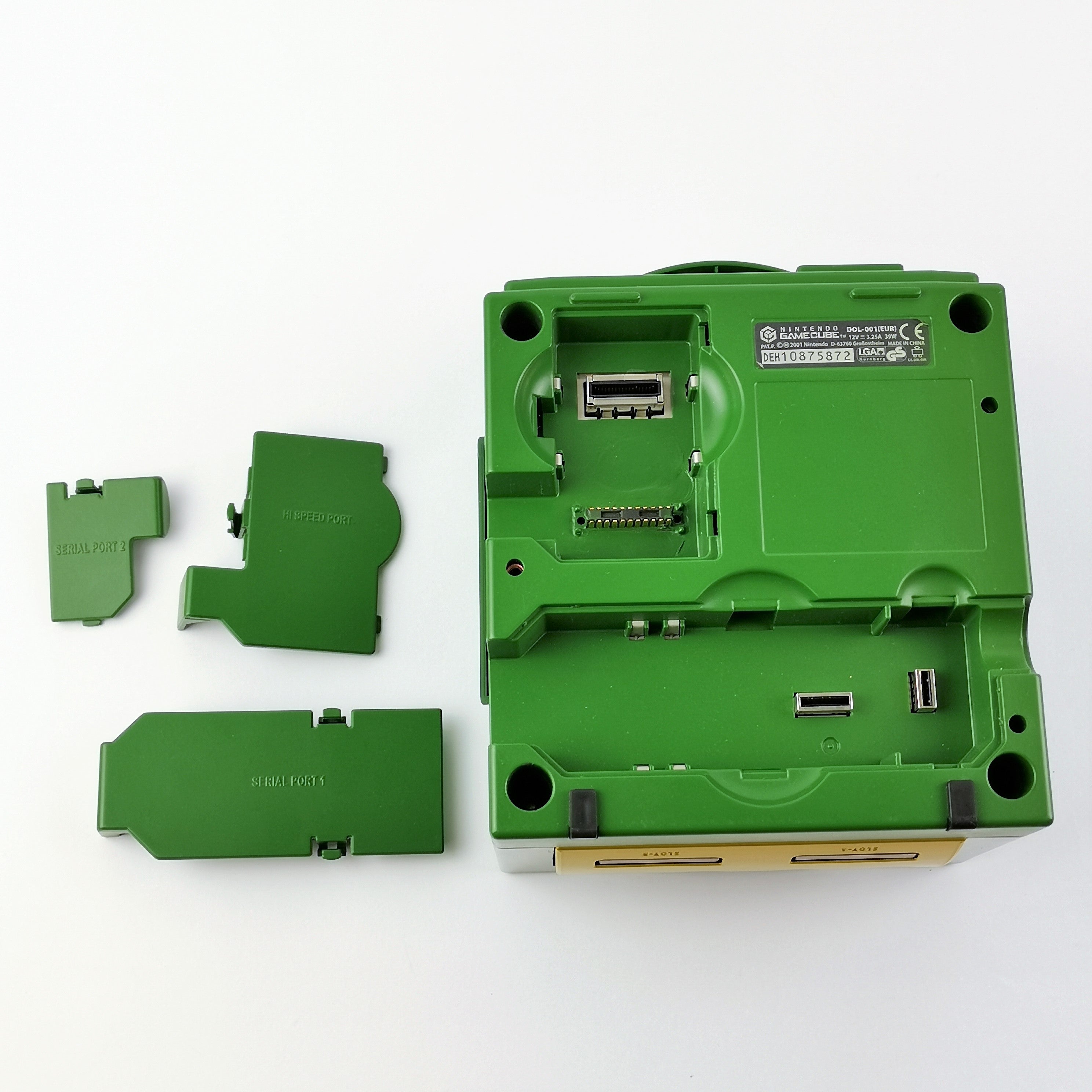 Nintendo Gamecube Konsole – Iced Cube Zelda Mod 4 Wavebirds