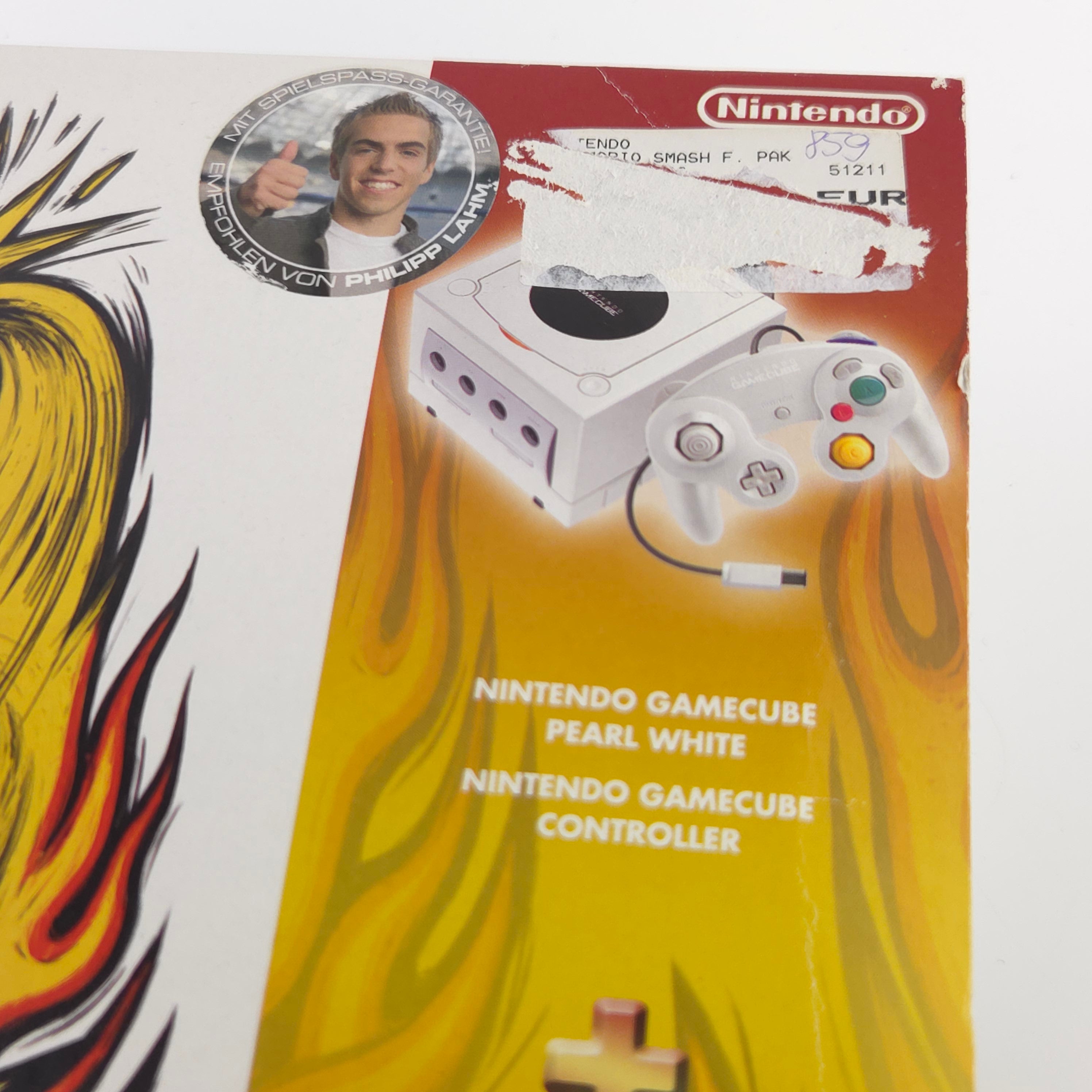 Nintendo Gamecube Konsole Mario Smash Football Pak OVP